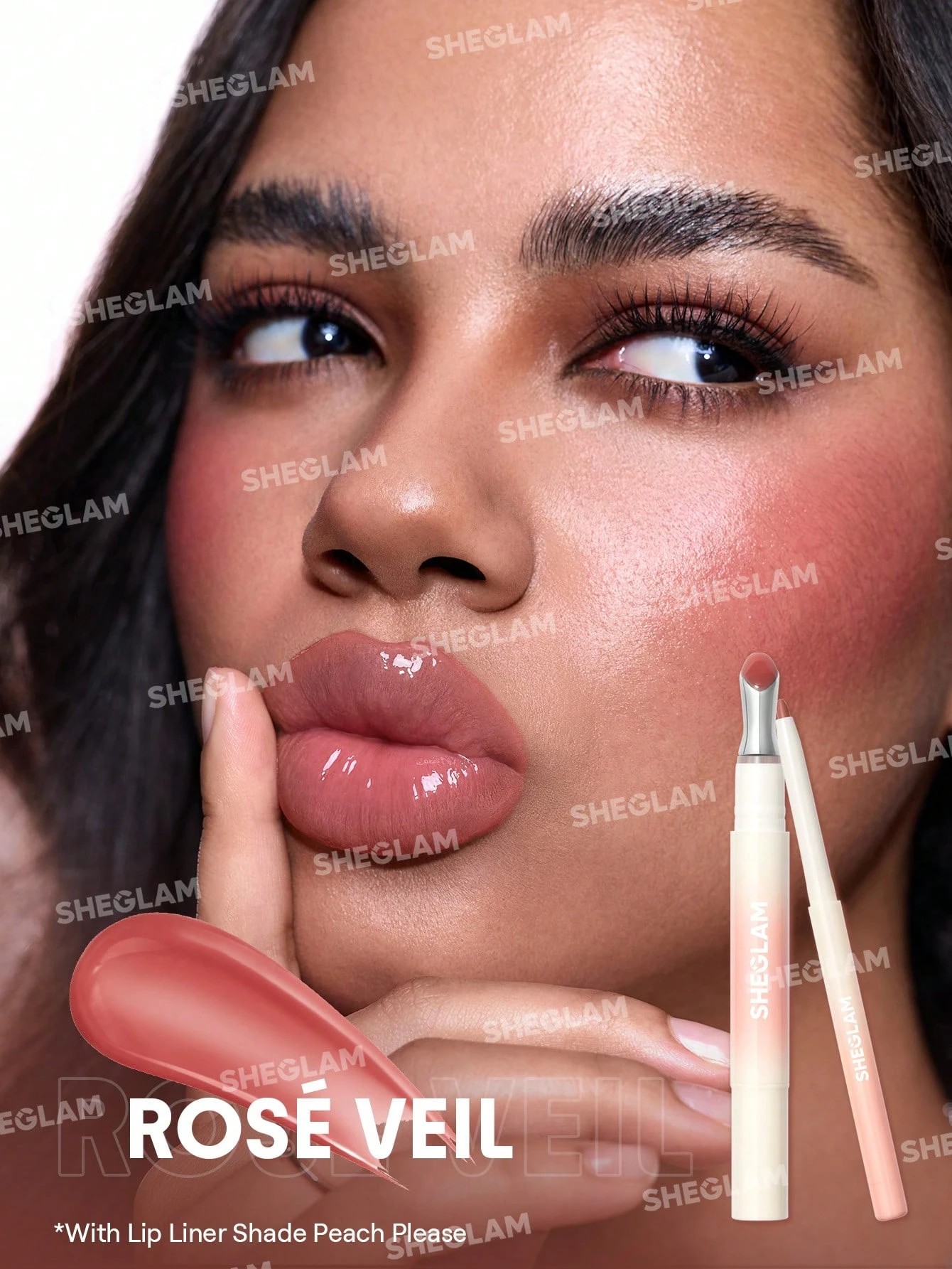 5 SHEGLAM Bold Booster Lip Plumper - Rose Veil, 5 of 9