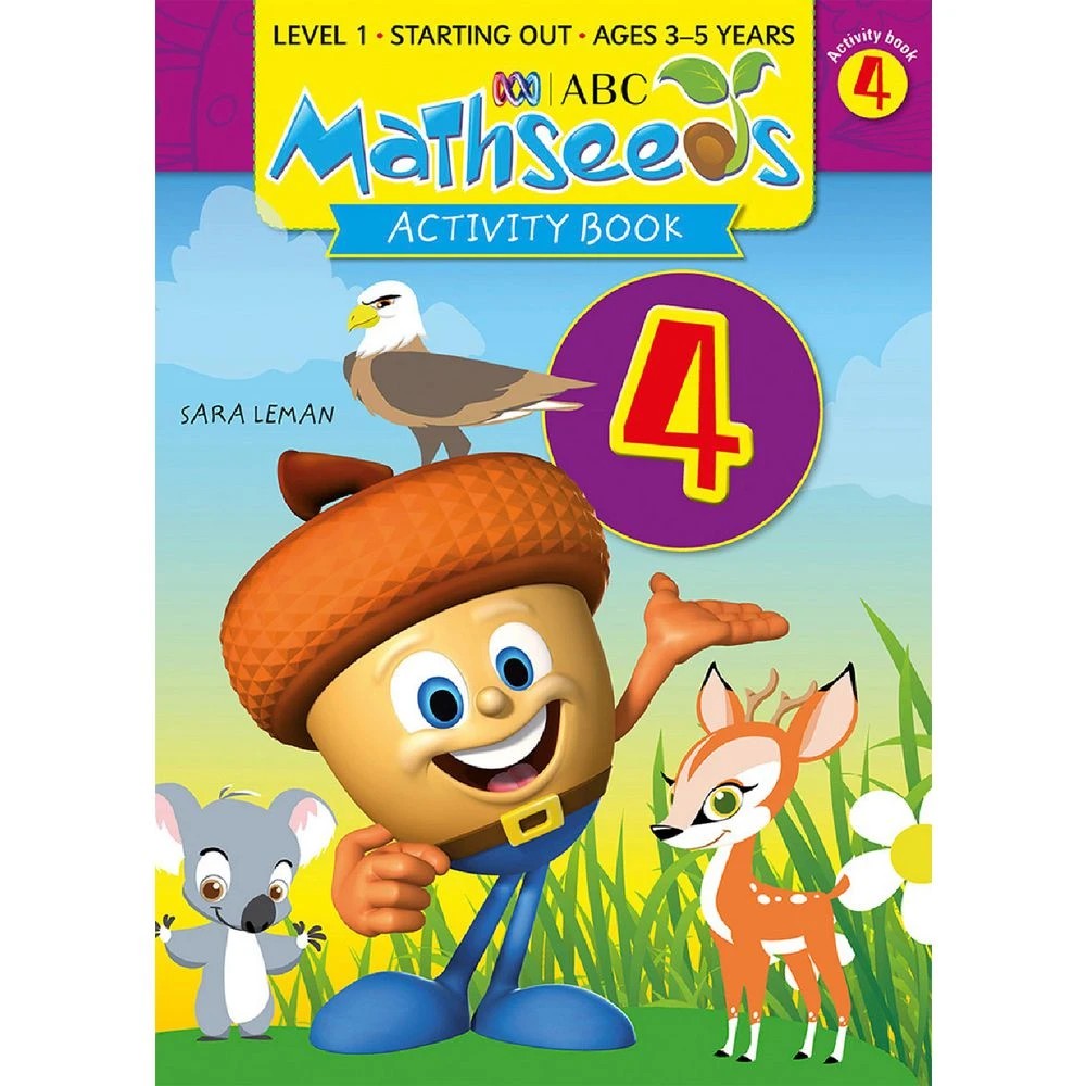 1 ABC Mathseeds Starting Out Activity Book 4, 1 of 4