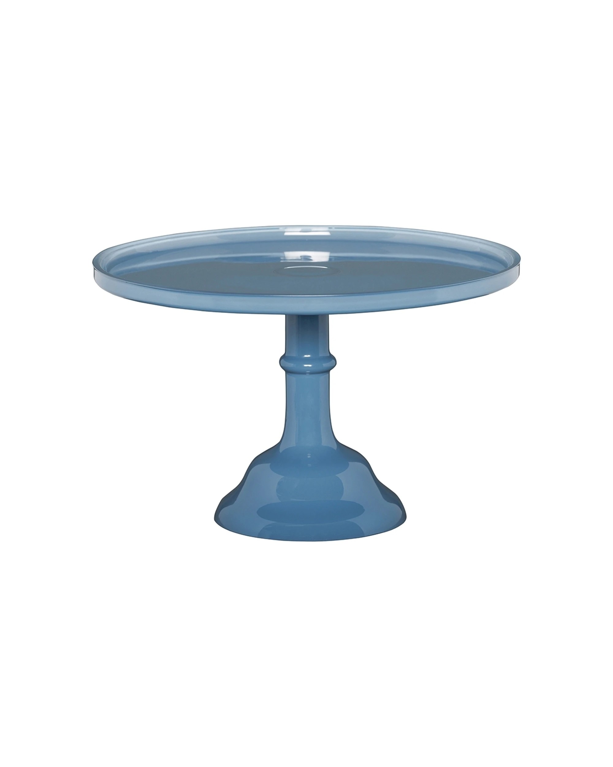 1 Ecology Glass Torte Cake Stand Dessert Display Glass 29x18cm Storm - Blue, 1 of 4