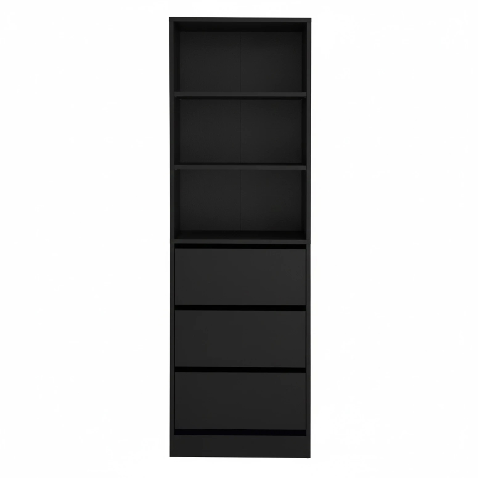 3 Artiss 3 Chest of Drawers Tallboy Cabinet - Black, 3 of 9