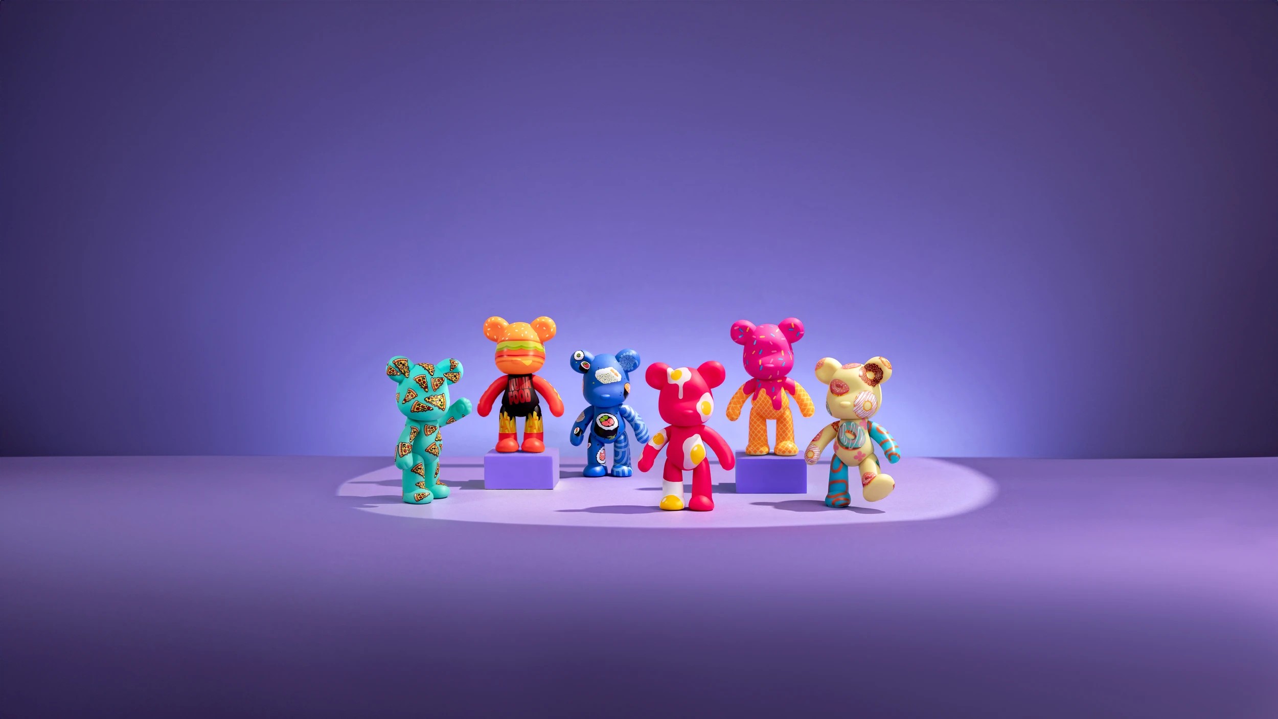 3 Kuma Paw Food Edition Figure - Assorted, 3 of 9