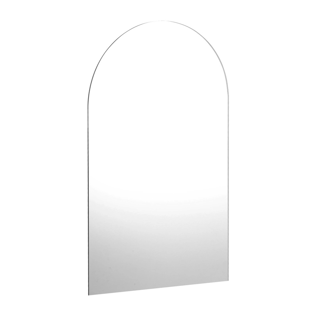 6 Oikiture Wall Mirrors 86x50cm Arched Makeup Mirror Bathroom Frameless
 - Clear, 6 of 9
