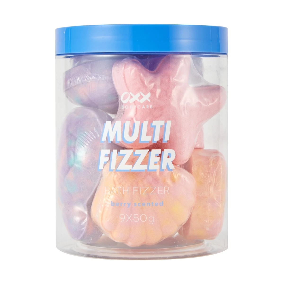 1 OXX Bodycare 9 Pack Multi Bath Fizzer - Berry Scented, 1 of 5