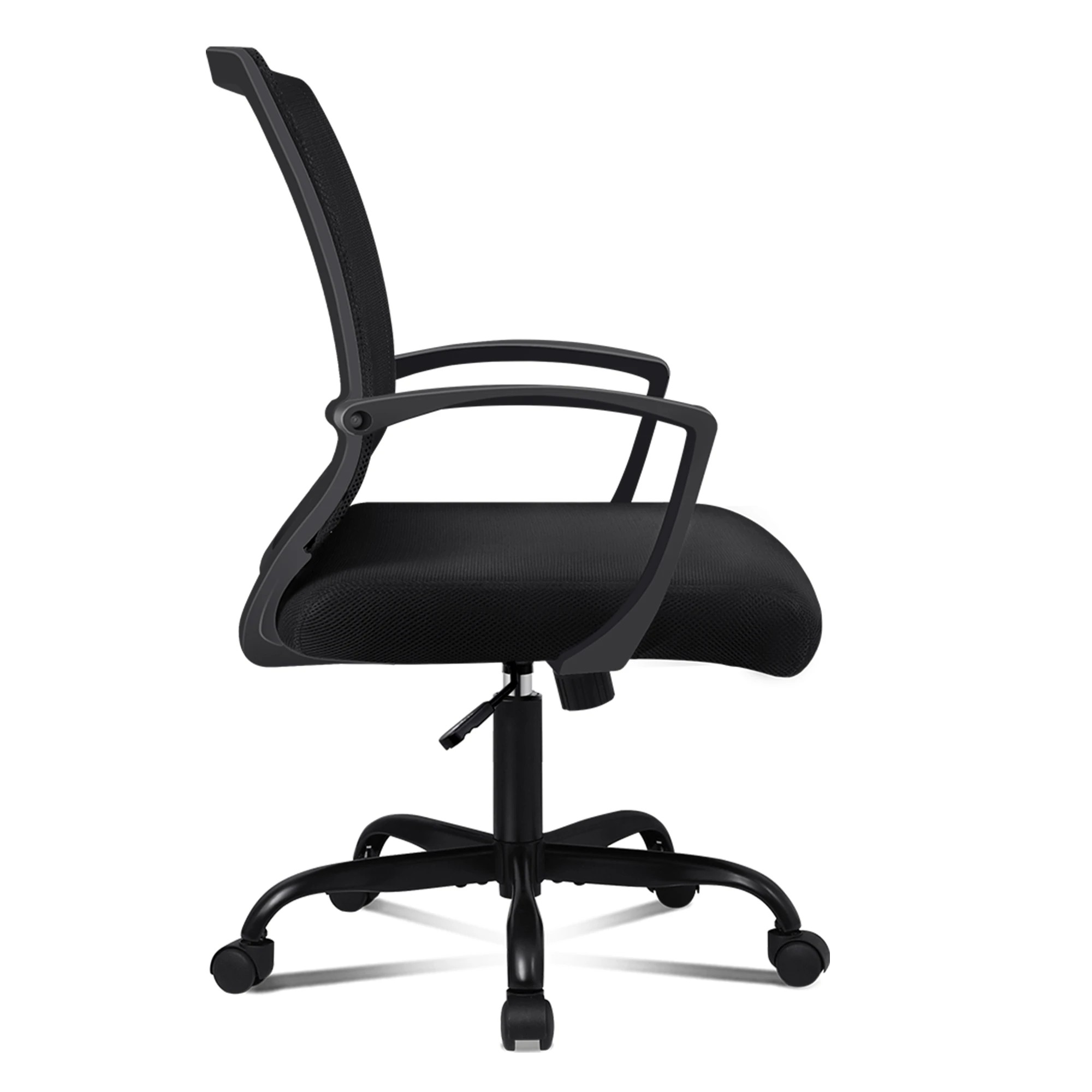 2 Alfordson Mesh Office Chair Executive Tilt Fabric Seat Gaming Racing Computer - Black, 2 of 10