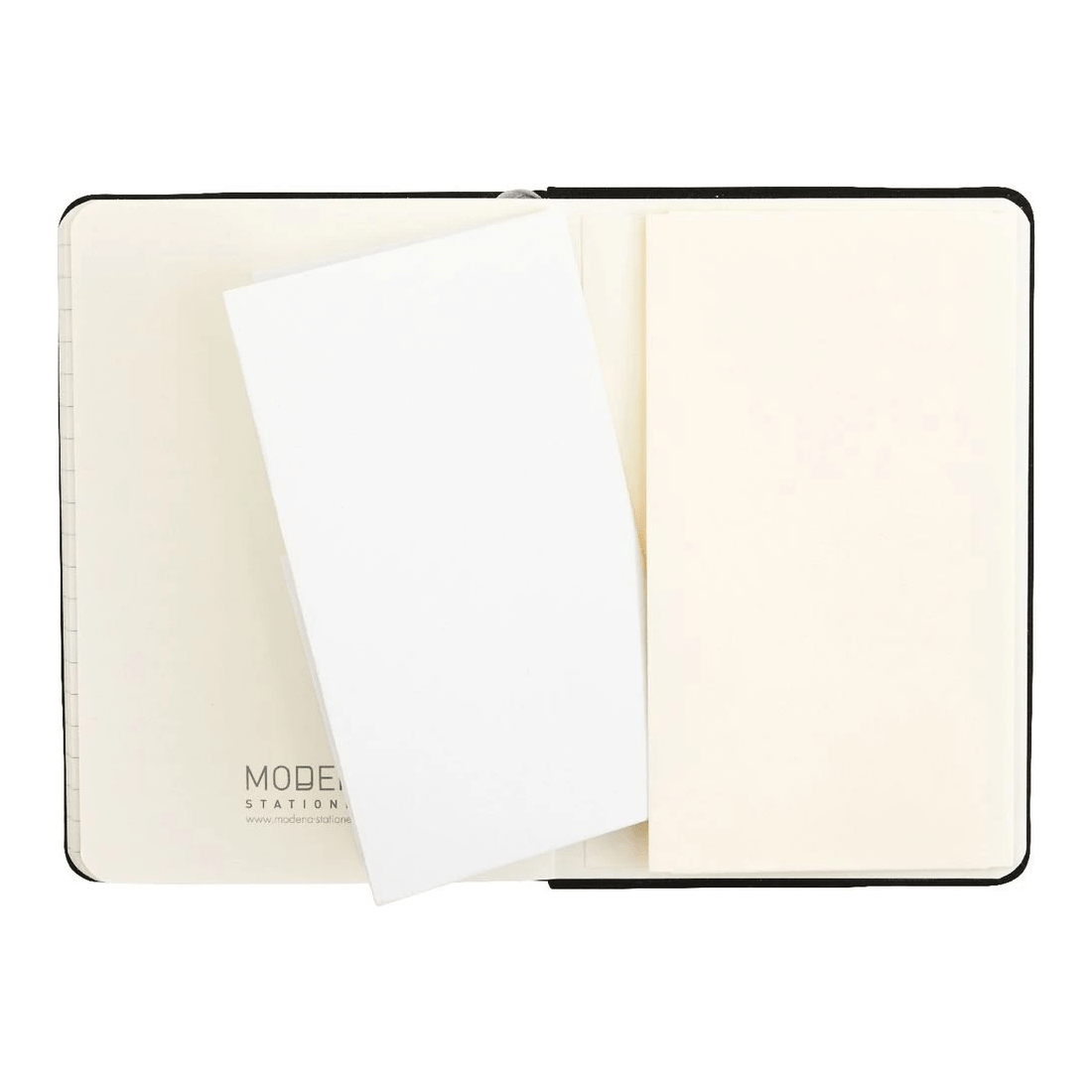 5 Modena A6 Linen Ruled Notebook Black, 5 of 5