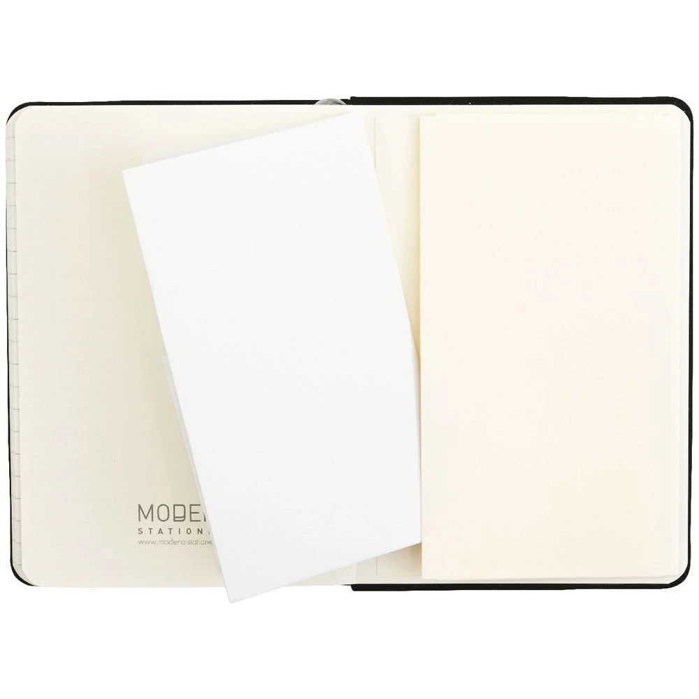 5 Modena A6 Linen Ruled Notebook Black, 5 of 5