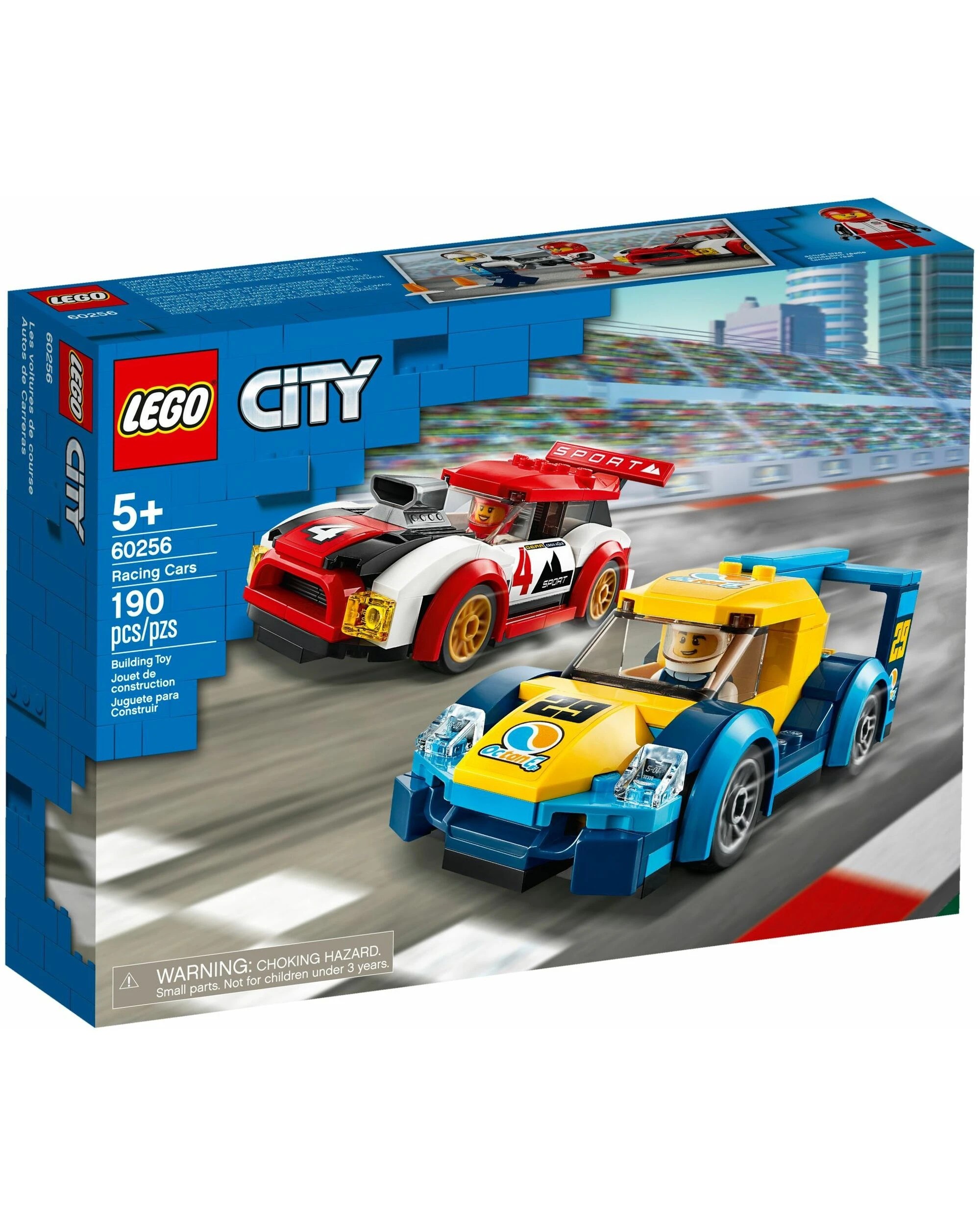 1 LEGO 60256 Racing Cars: Electric vs. Gas Toy Car Set, 1 of 4