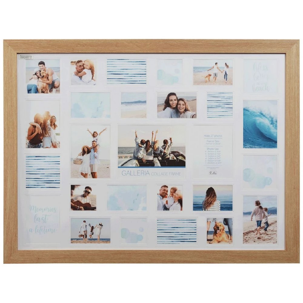 1 Galleria Frame 27 Openings Oak, 1 of 4