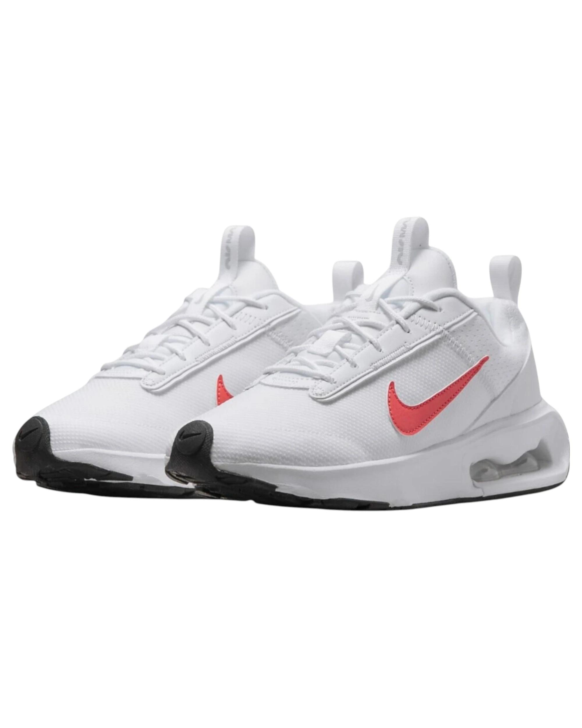 3 Nike Womens Air Max INTRLK Lite White/ Magic Ember Shoes WHITE/ MAGIC EMBER, 3 of 7