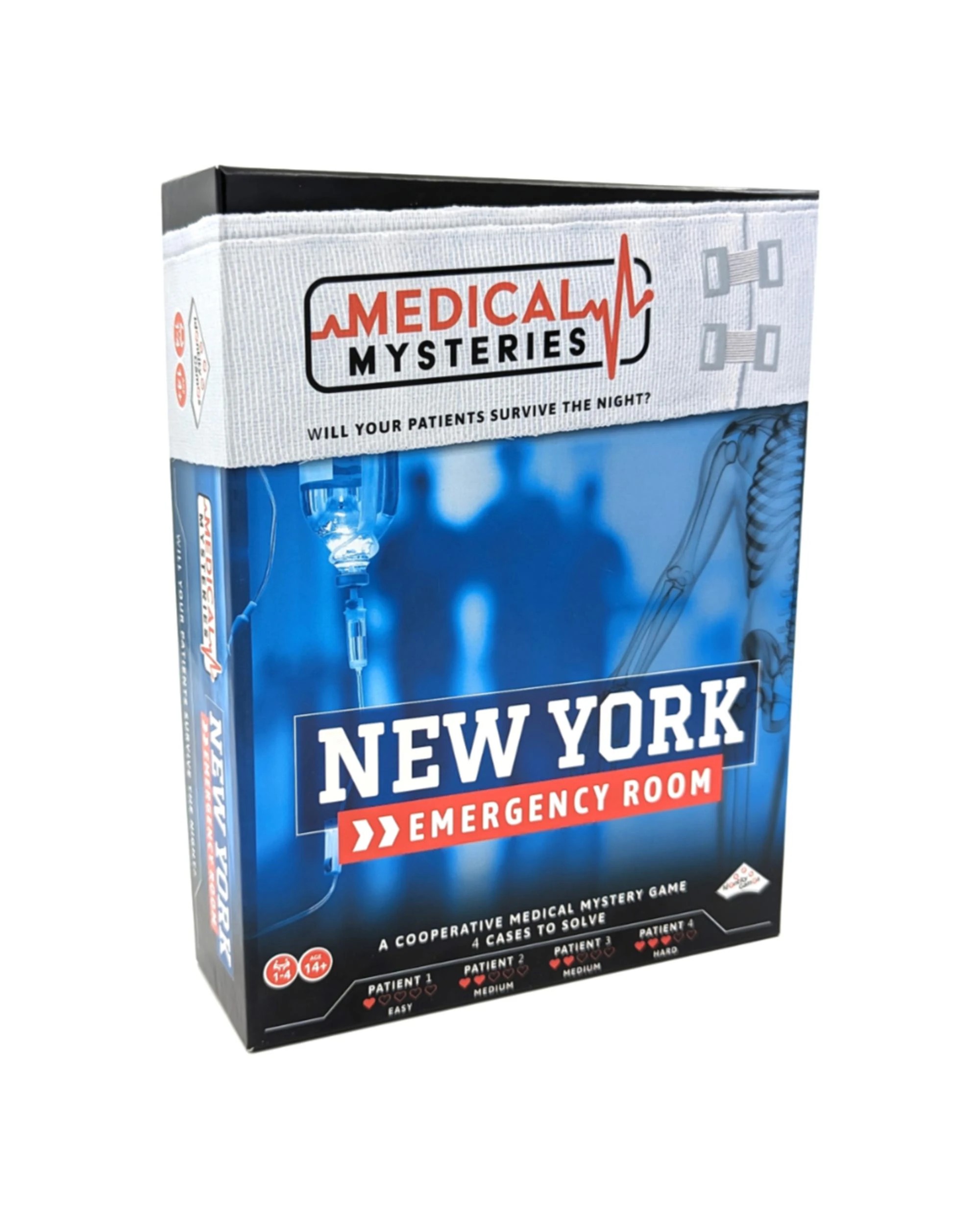 1 Medical Mysteries New York Emergency Room Board Game, 1 of 9