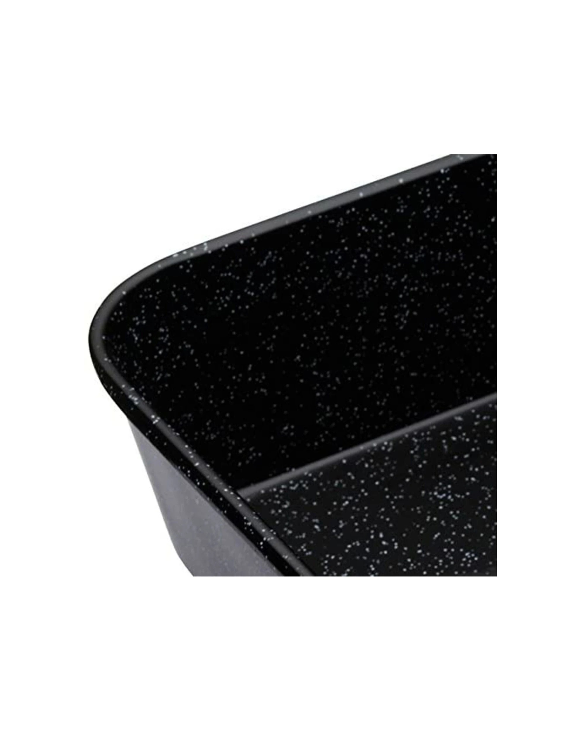 3 MasterCraft Pro Vitreous 40x28cm Enamel Rectangle Roasting Pan Heavy Duty - Black, 3 of 4