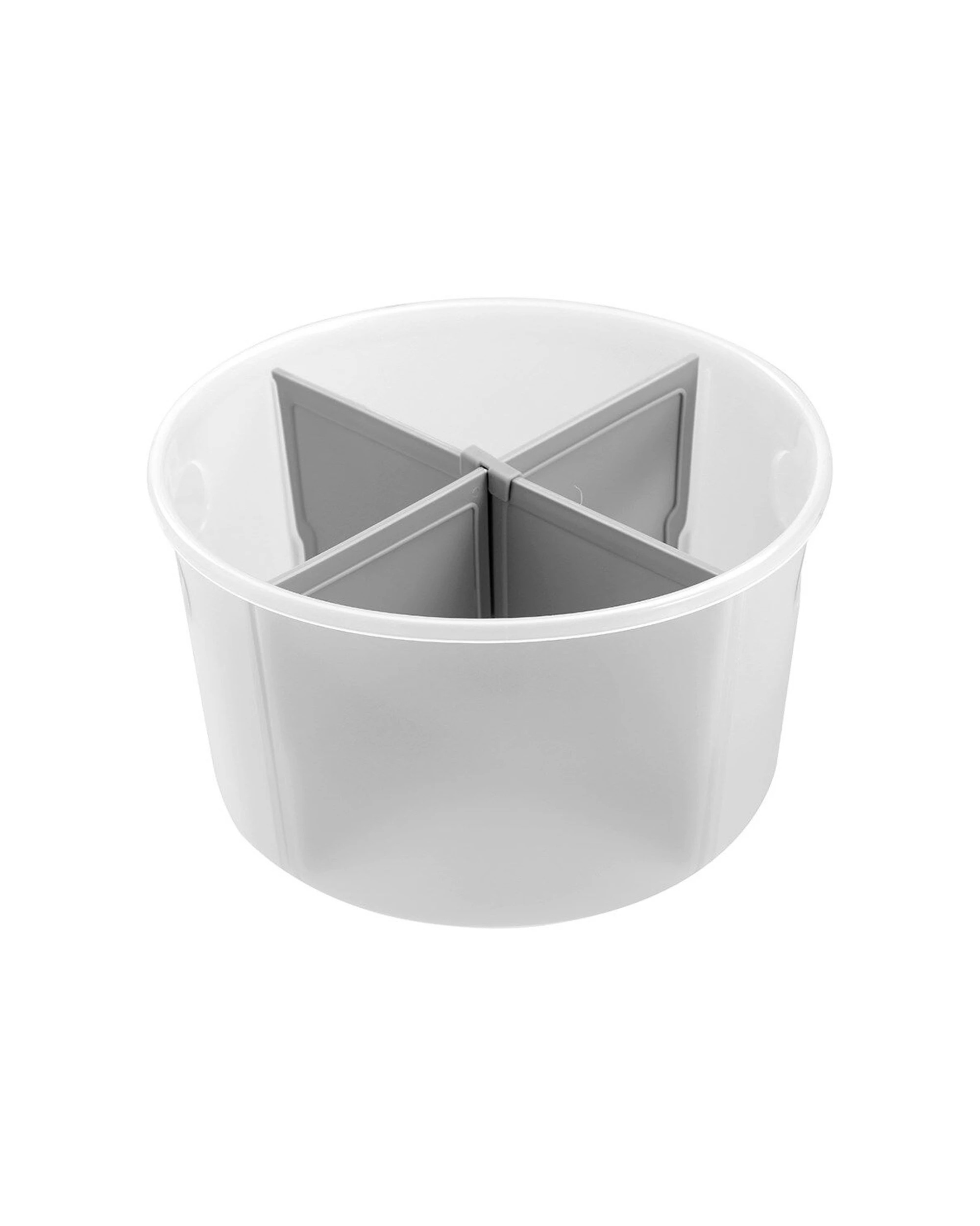 2 Boxsweden Divided Turntable Easy Carry Storage Container 28.5x18.5cm - Clear, 2 of 6
