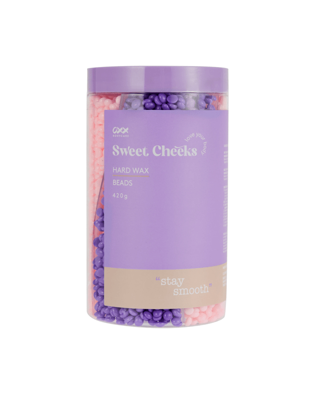 OXX Bodycare Sweet Cheeks Hard Wax Beads 420g - Purple and 