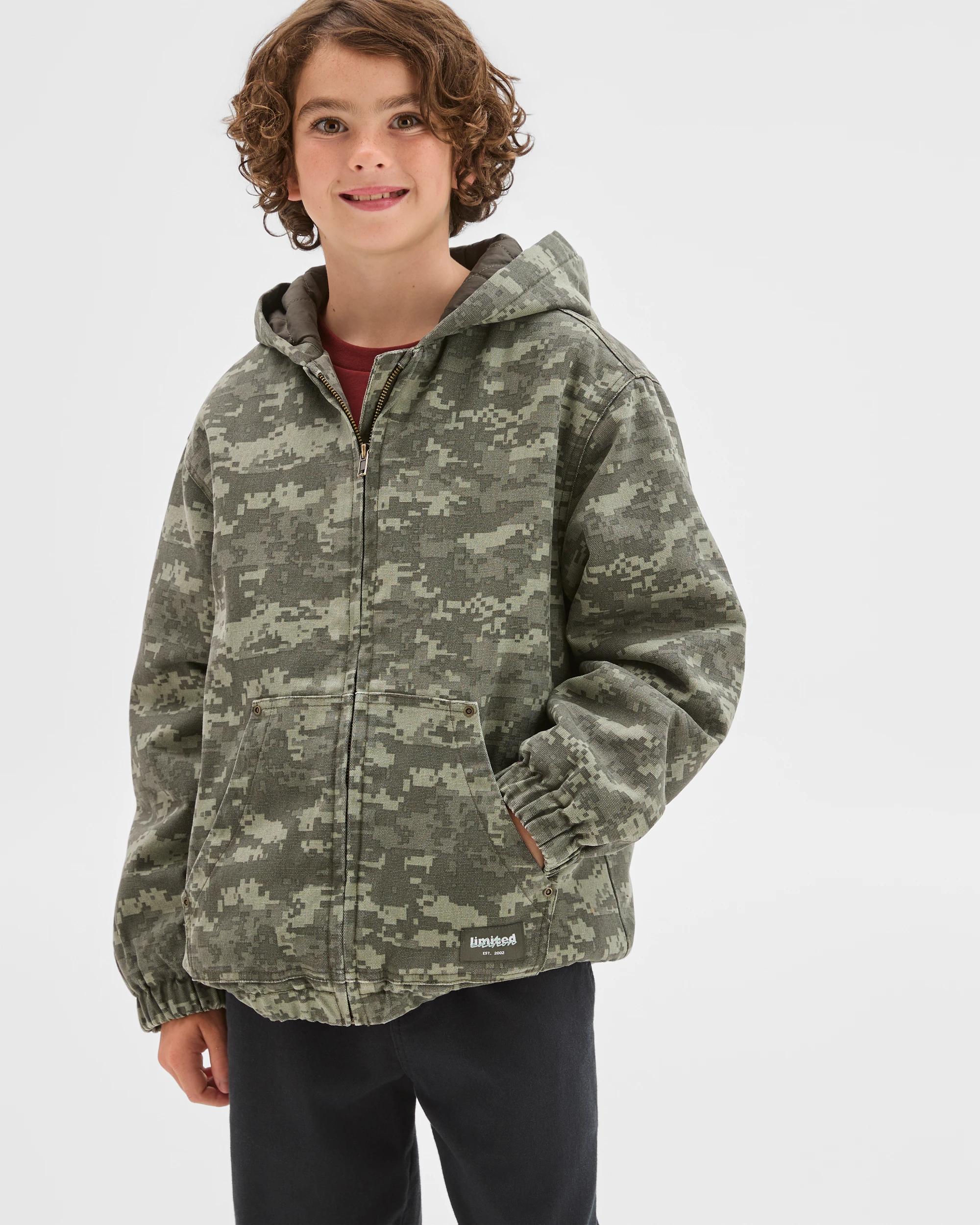 3 Target Kids Australian Cotton Canvas Bomber Jacket CAMO, 3 of 8