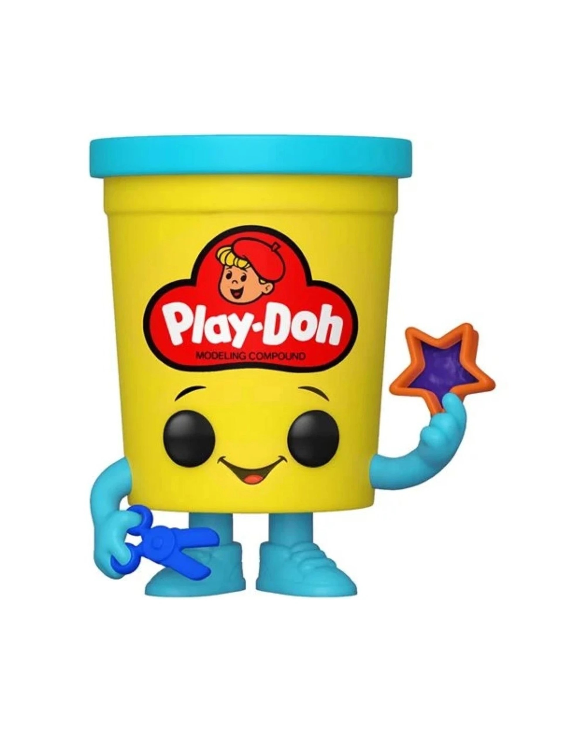 1 Pop Vinyl Figurine Play-Doh - Play-Doh Container - 10cm Plastic Collectible - Multi, 1 of 3