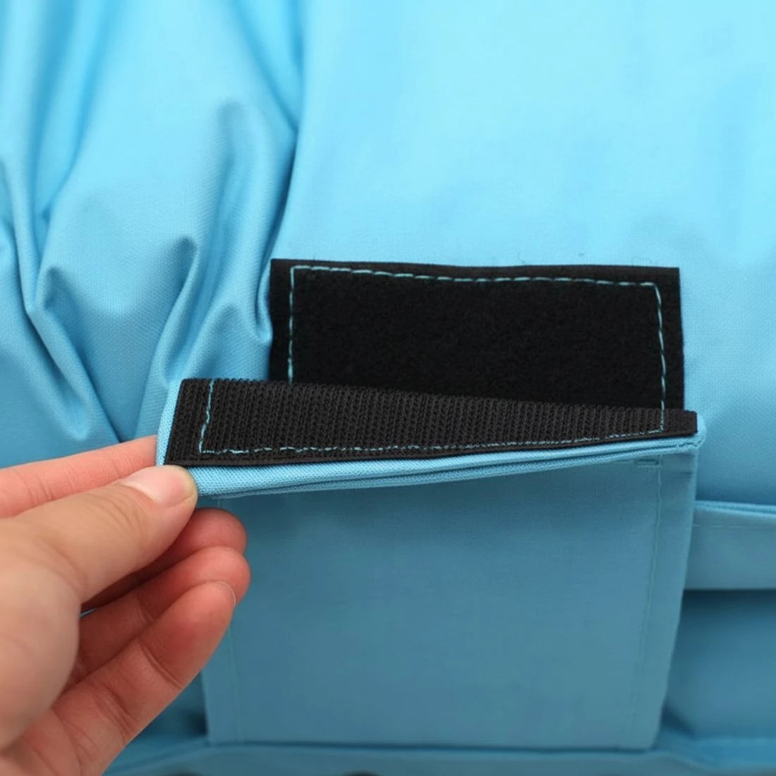 7 Artiss Floor Lounge Sofa Camping Chair - Blue, 7 of 8