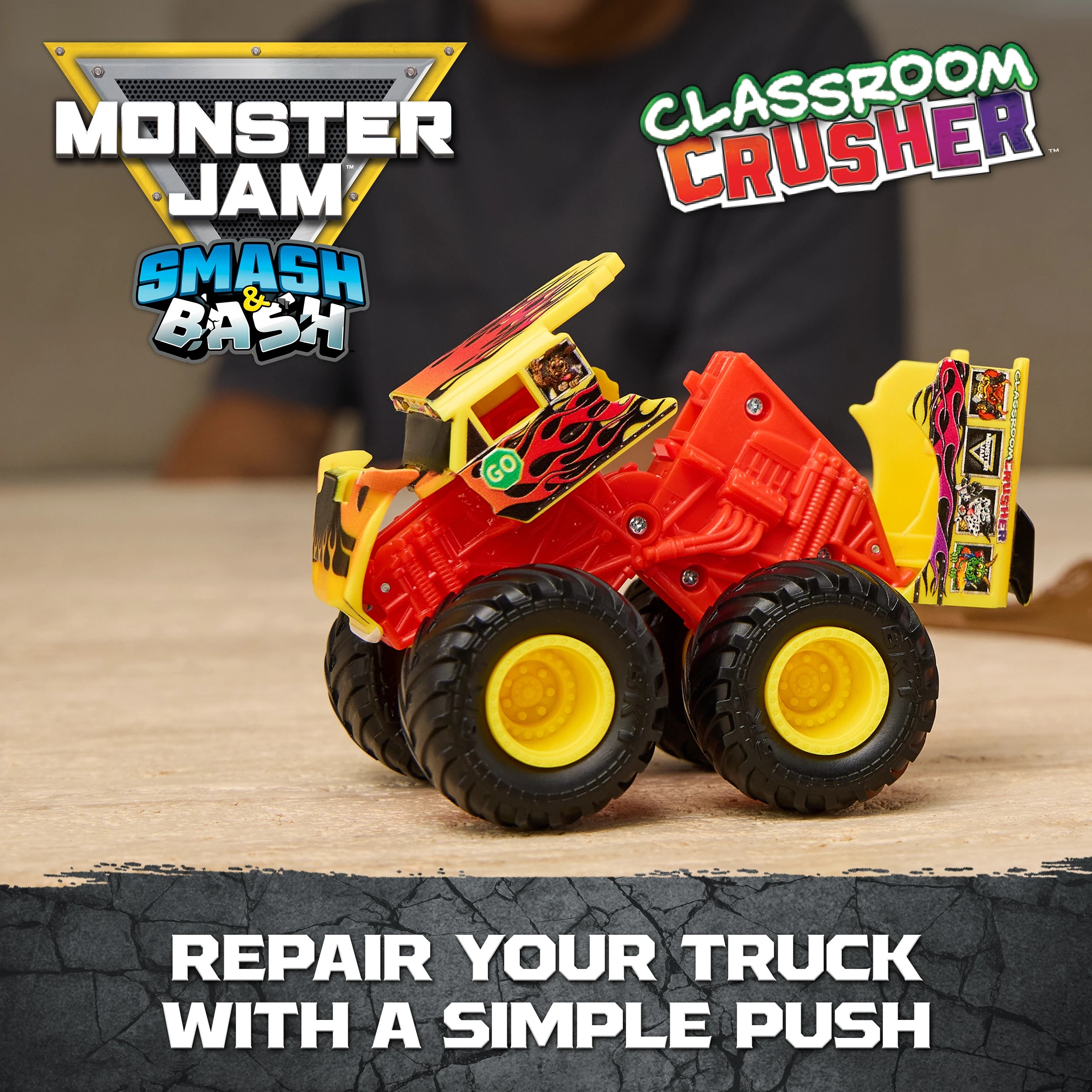 4 Monster Jam Smash & Bash Crash Course Playset, 4 of 7