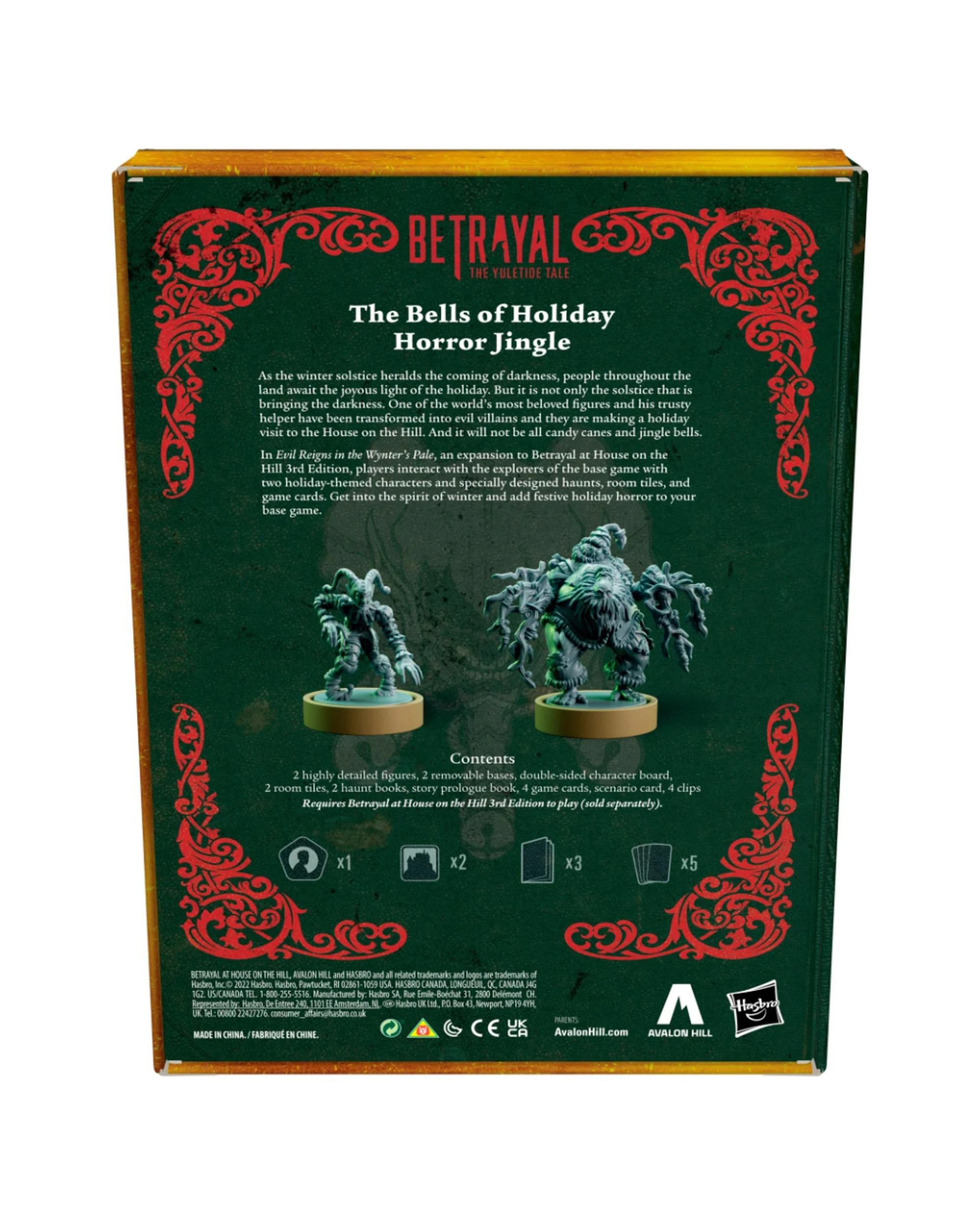 4 Betrayal: The Yuletide Tale Evil Reigns in the Wynters Pale Expansion Board Game, 4 of 4