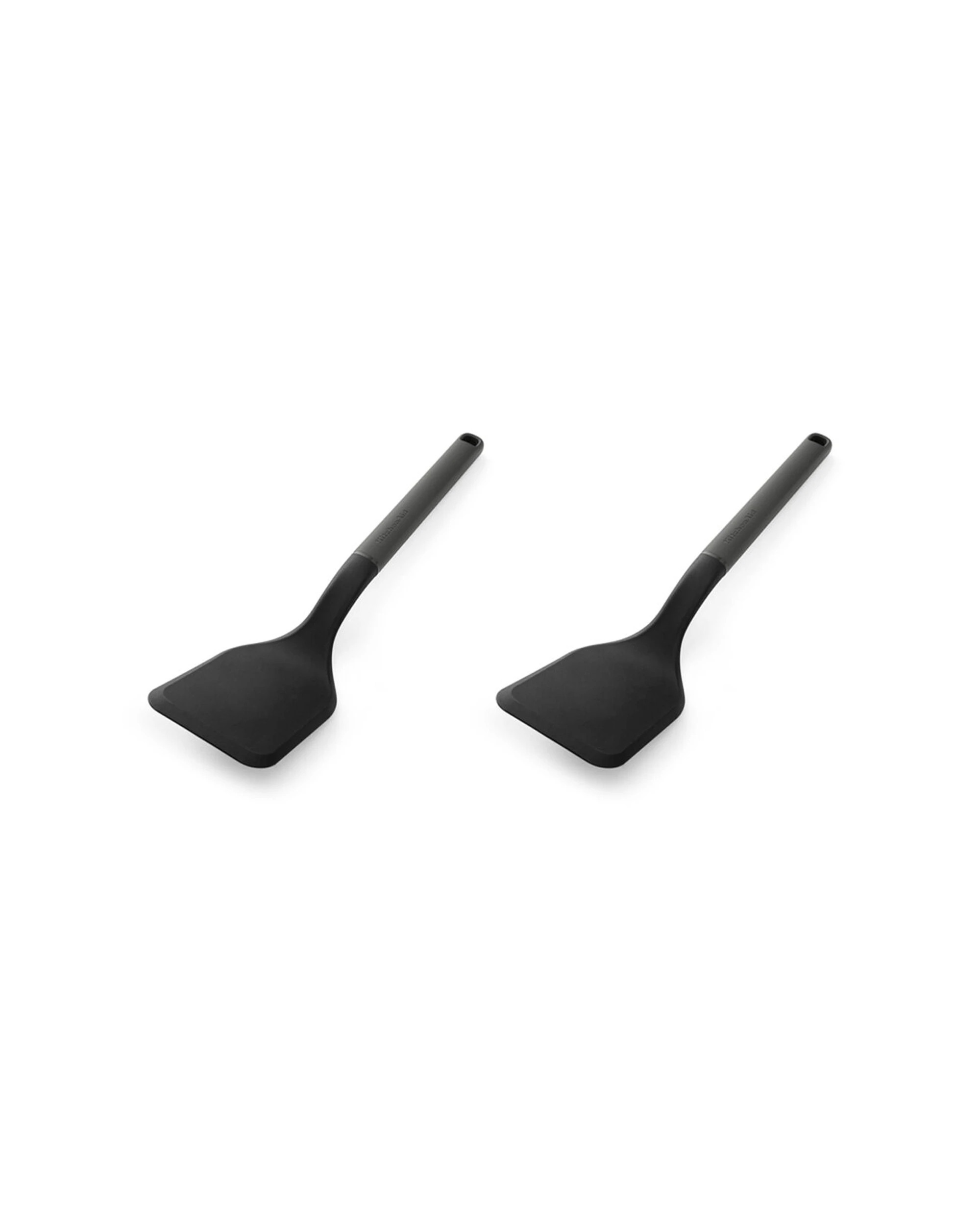 1 KitchenAid Classic Solid Nylon Turner 2PK Heat Resistant Ergonomic Handle - Charcoal, 1 of 6