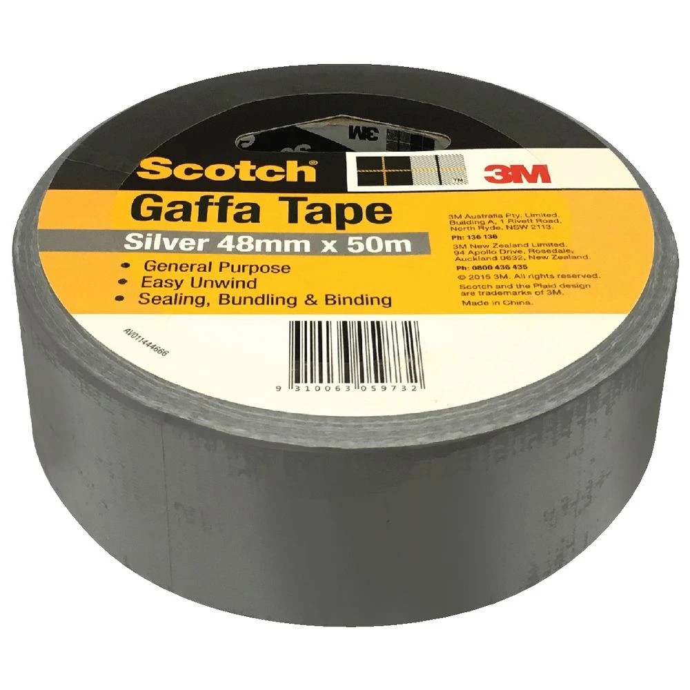 2 Scotch Gaffa Tape 48mm x 50m Silver, 2 of 2
