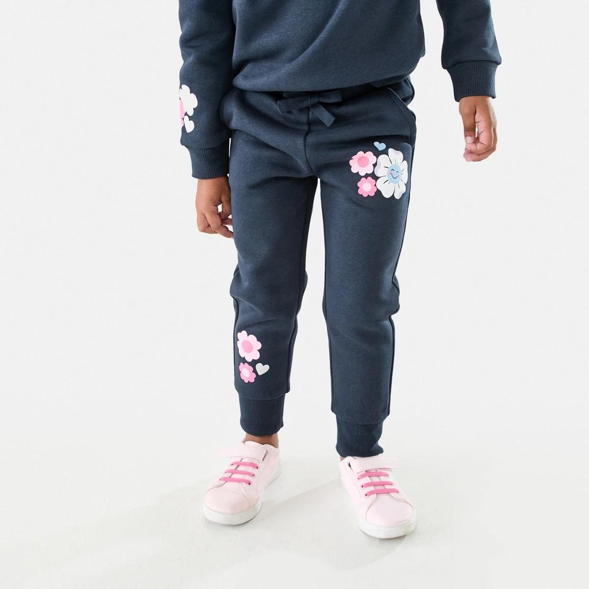 1 Print Trackpants Smily Flwr, 1 of 8