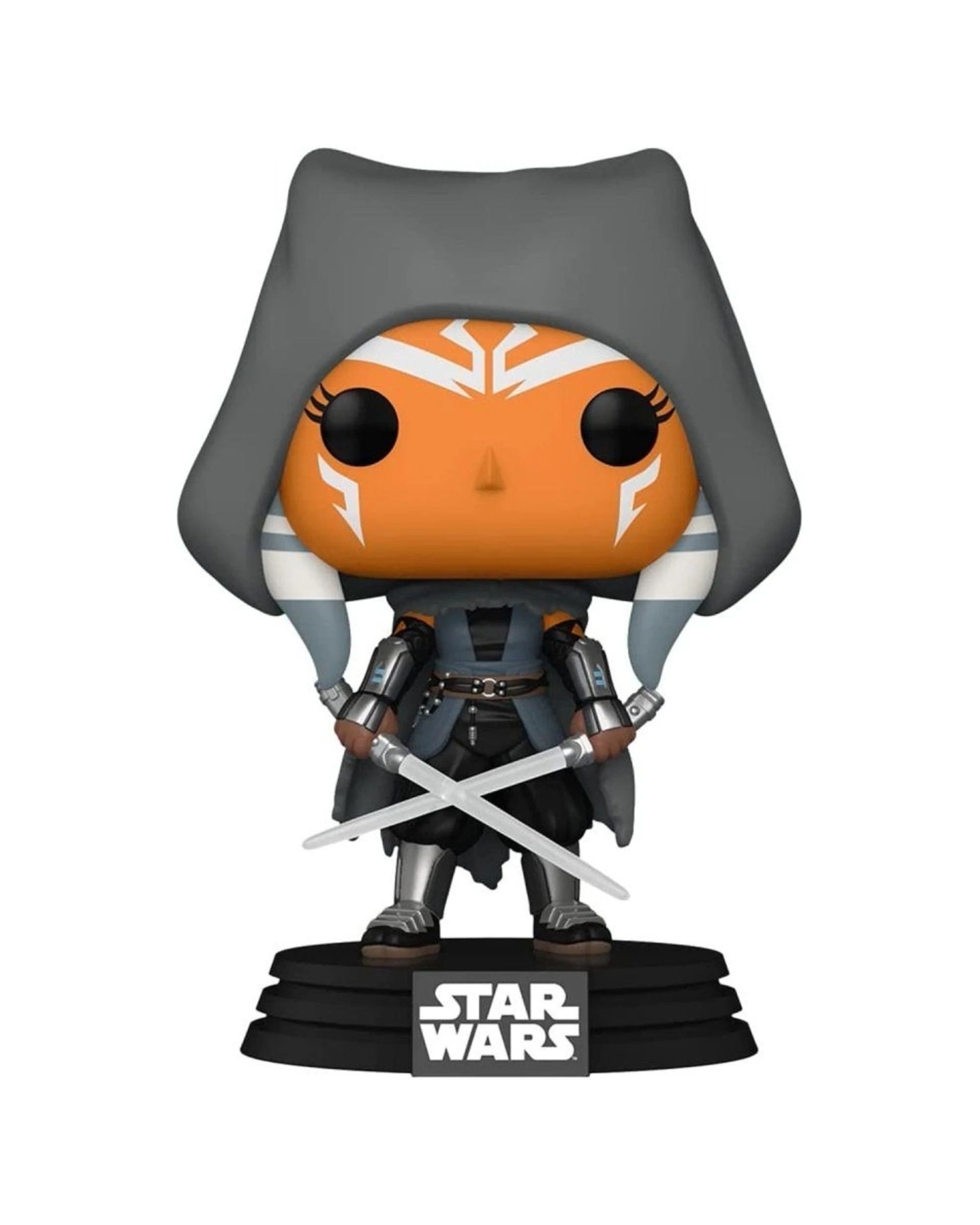 2 Pop Vinyl Figurine Star Wars The Mandalorian Ahsoka Hooded Approx 10cm Vinyl - Multi, 2 of 3