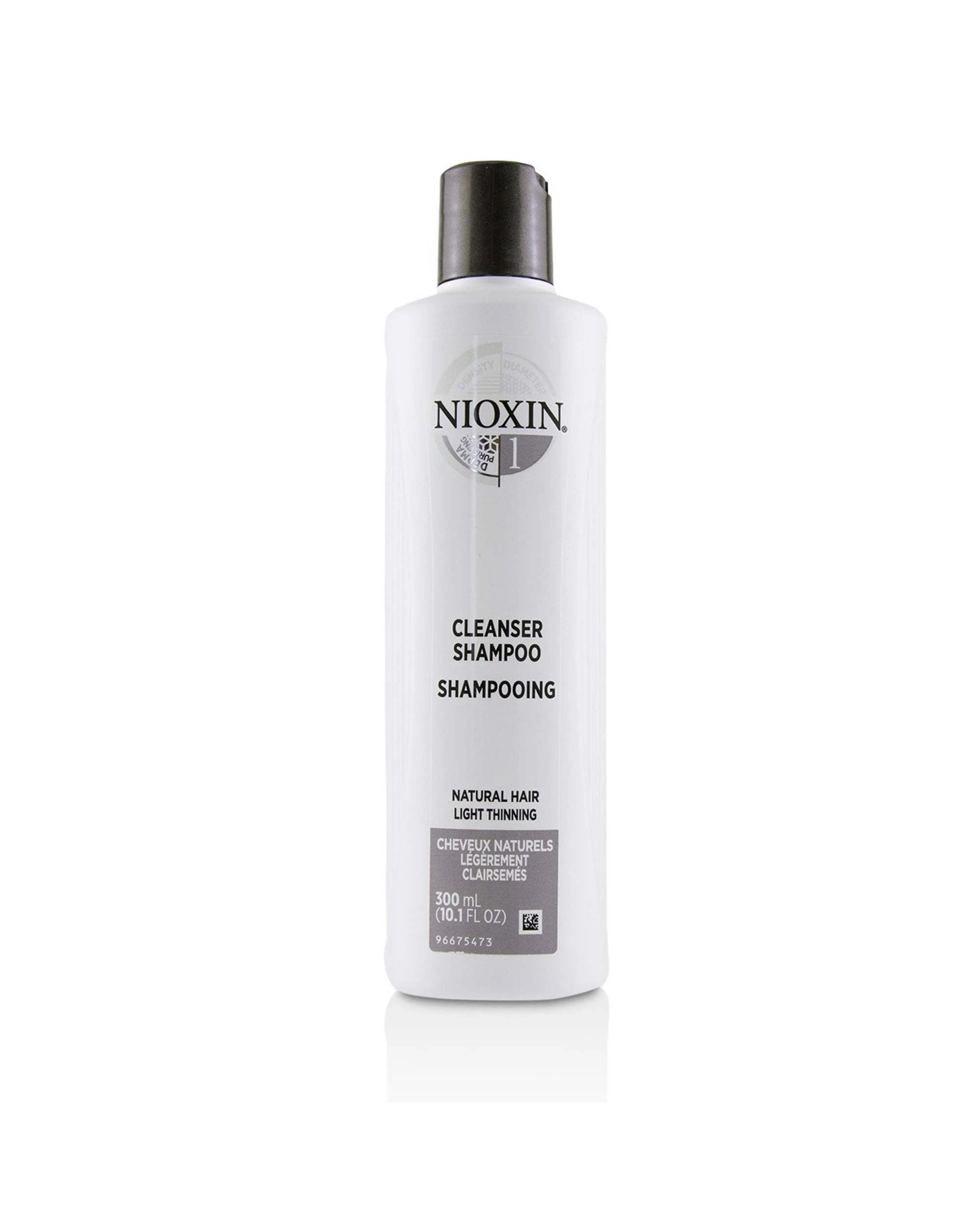 1 Nioxin Derma Purifying System 1 Cleanser Shampoo (Natural Hair, Light Thinning)  300ml/10.1oz, 1 of 4