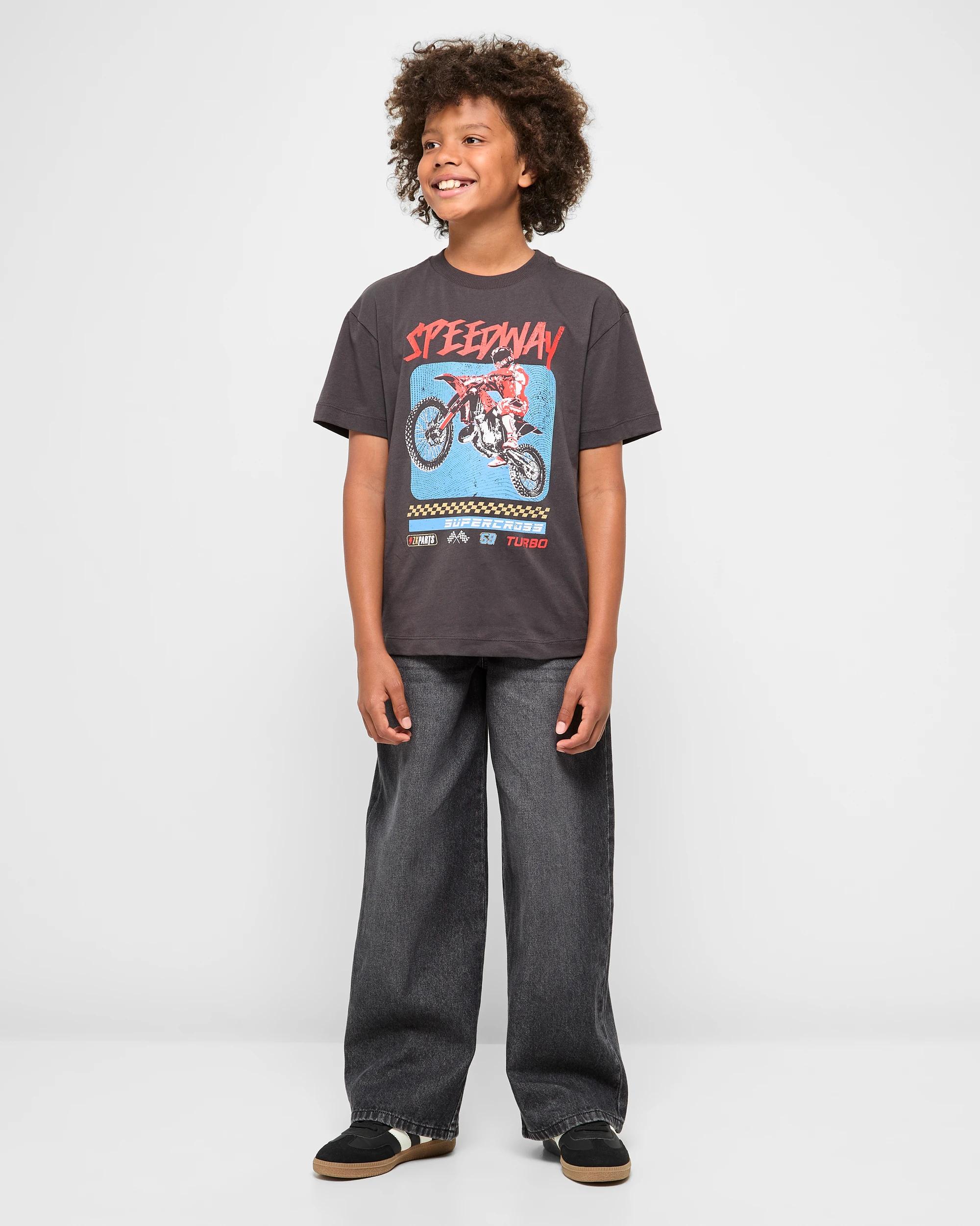 2 Target Australian Cotton Print T-shirt CHARCOAL, 2 of 5