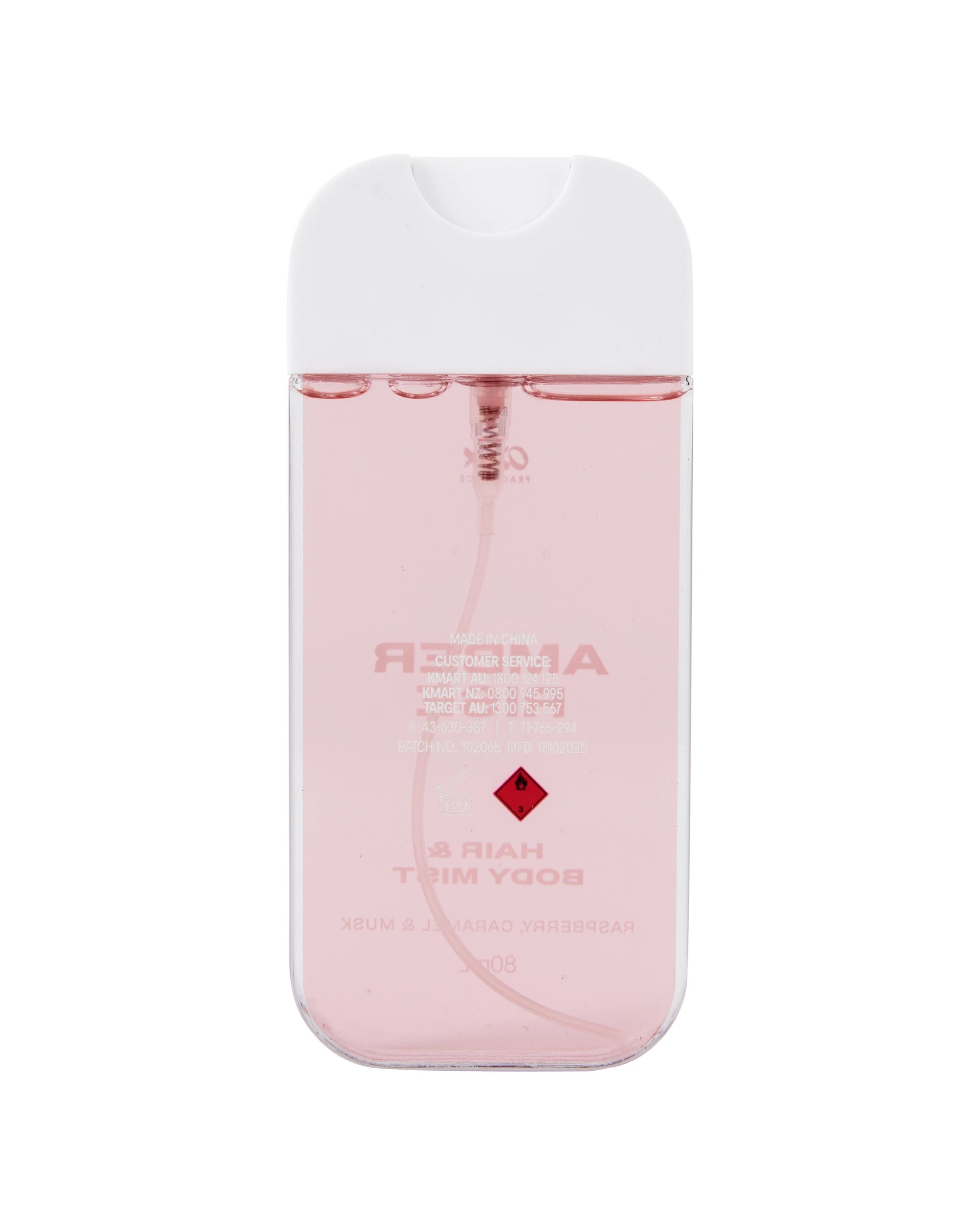 4 OXX Fragrance Amber Rise Hair and Body Mist 80ml - Raspberry, Musk and Caramel, 4 of 6