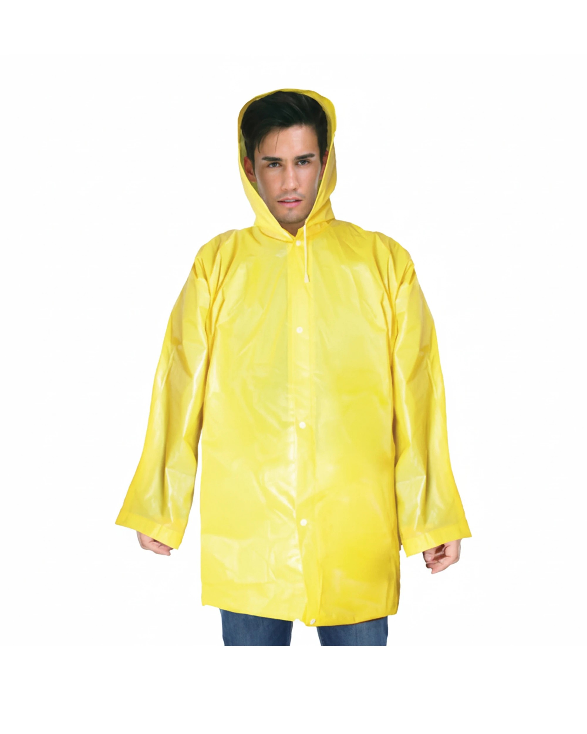 1 JD Party Kids Raincoat Play Costume Waterproof Hood One Size - Yellow, 1 of 1