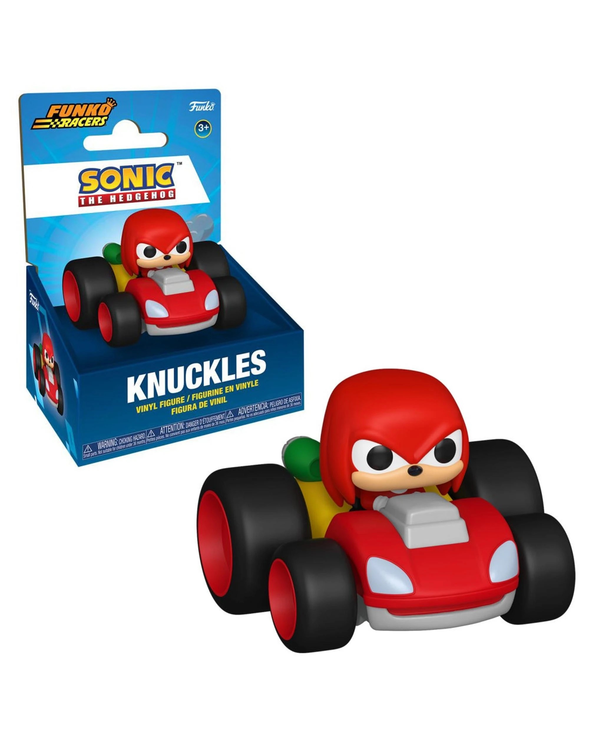 1 Sonic the Hedgehog Knuckles Funko Racers Vinyl Figure, 1 of 3
