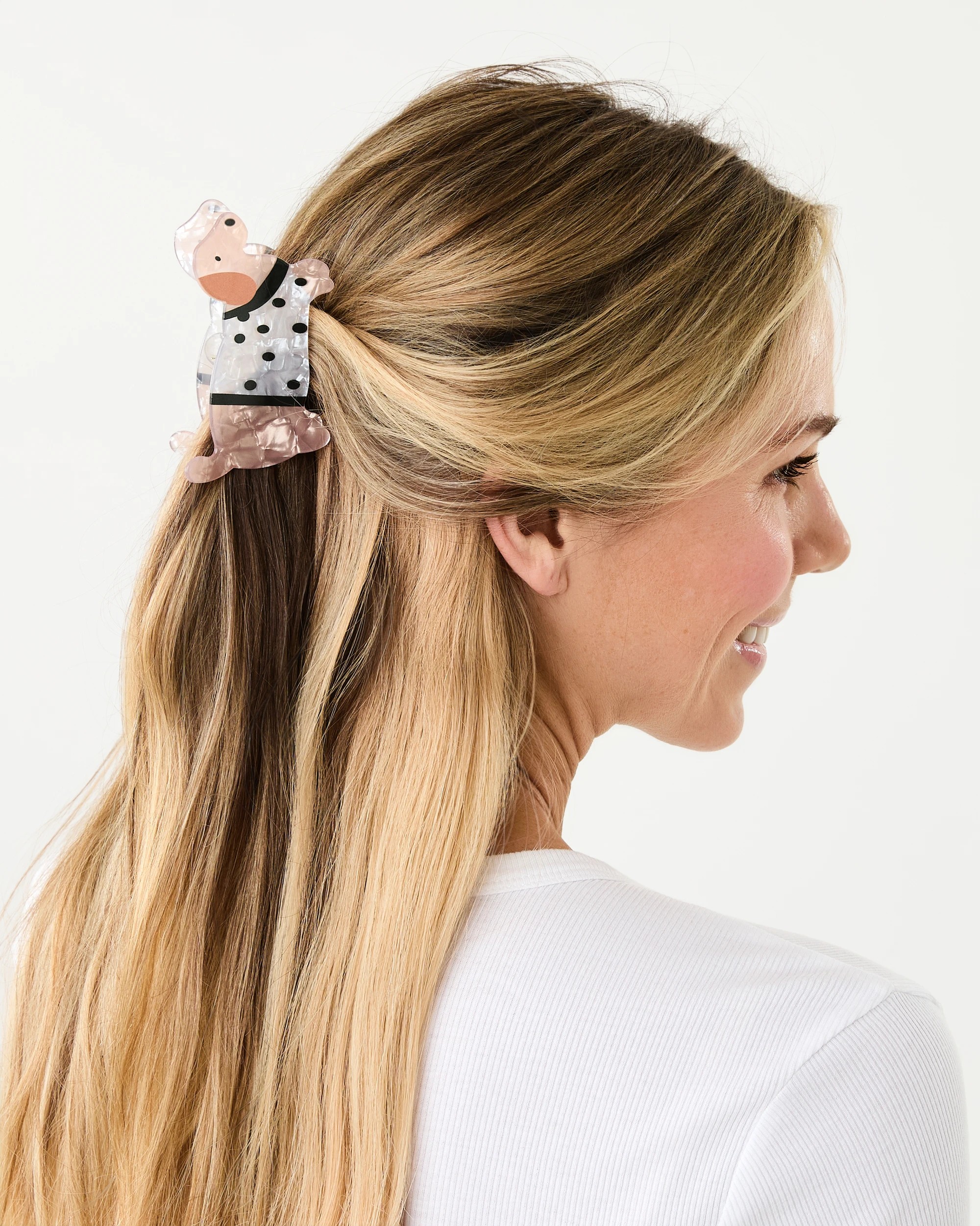 2 Brown Novelty Dog Claw Hair Clip, 2 of 3
