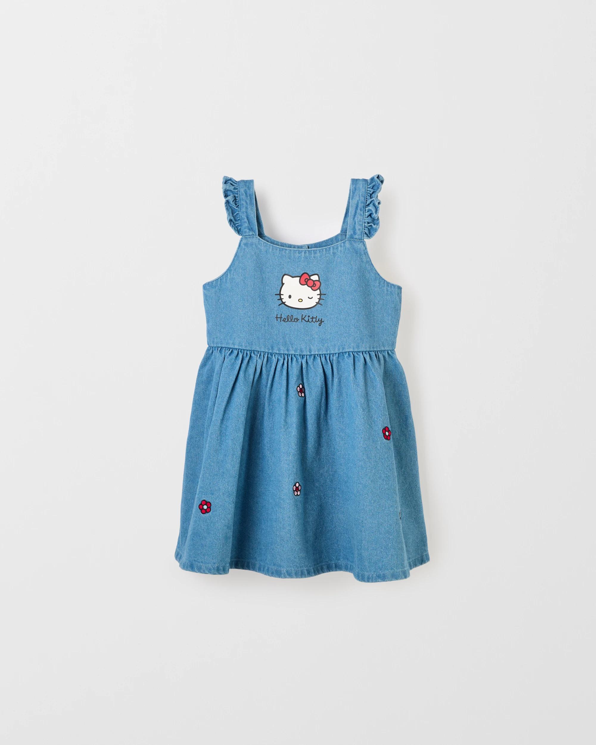 1 Hello Kitty Embroidered Dress INDIGO, 1 of 3