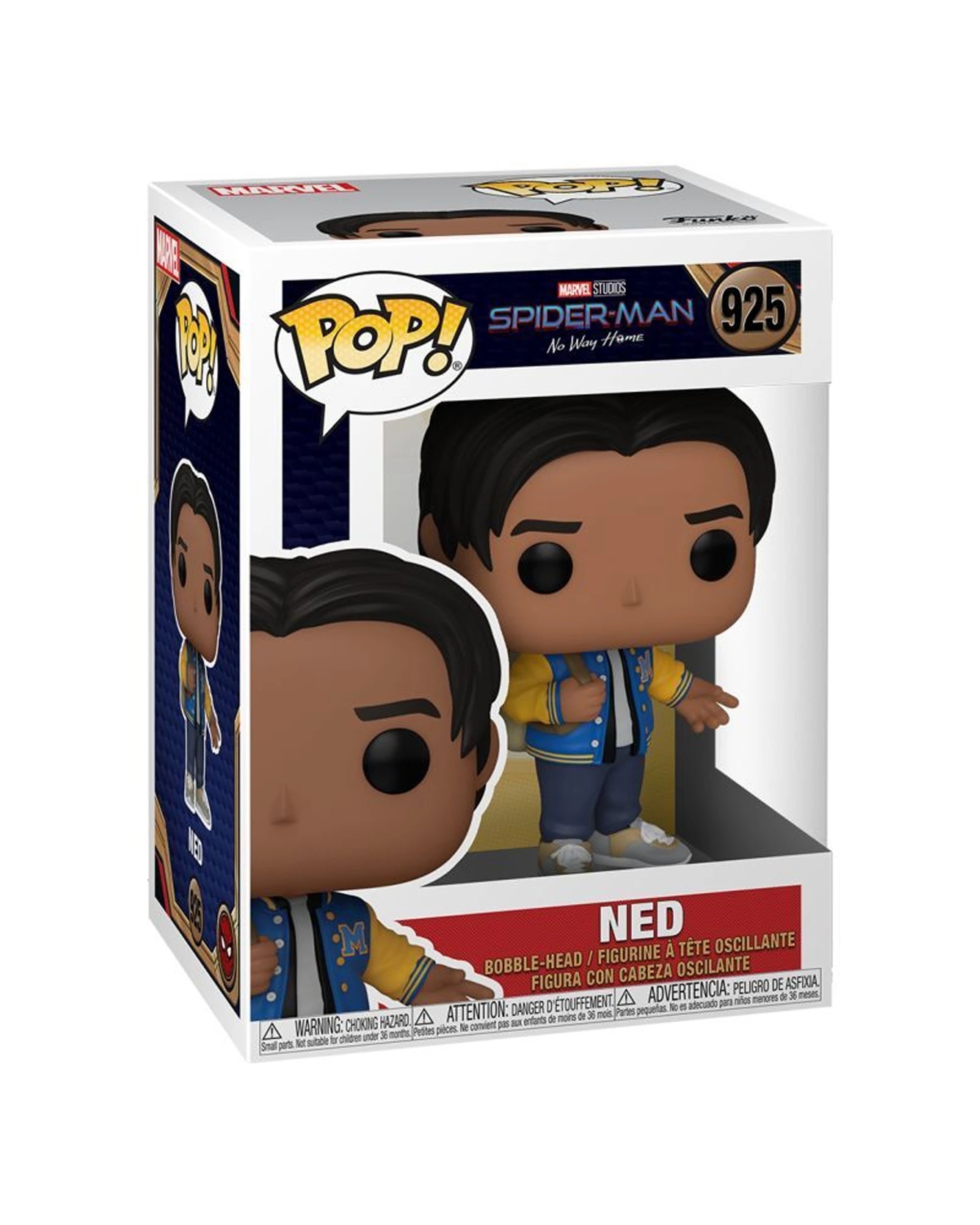 3 Pop Vinyl Figurine Spider-Man No Way Home Ned Collectible Action Figure 10cm - Multi, 3 of 3