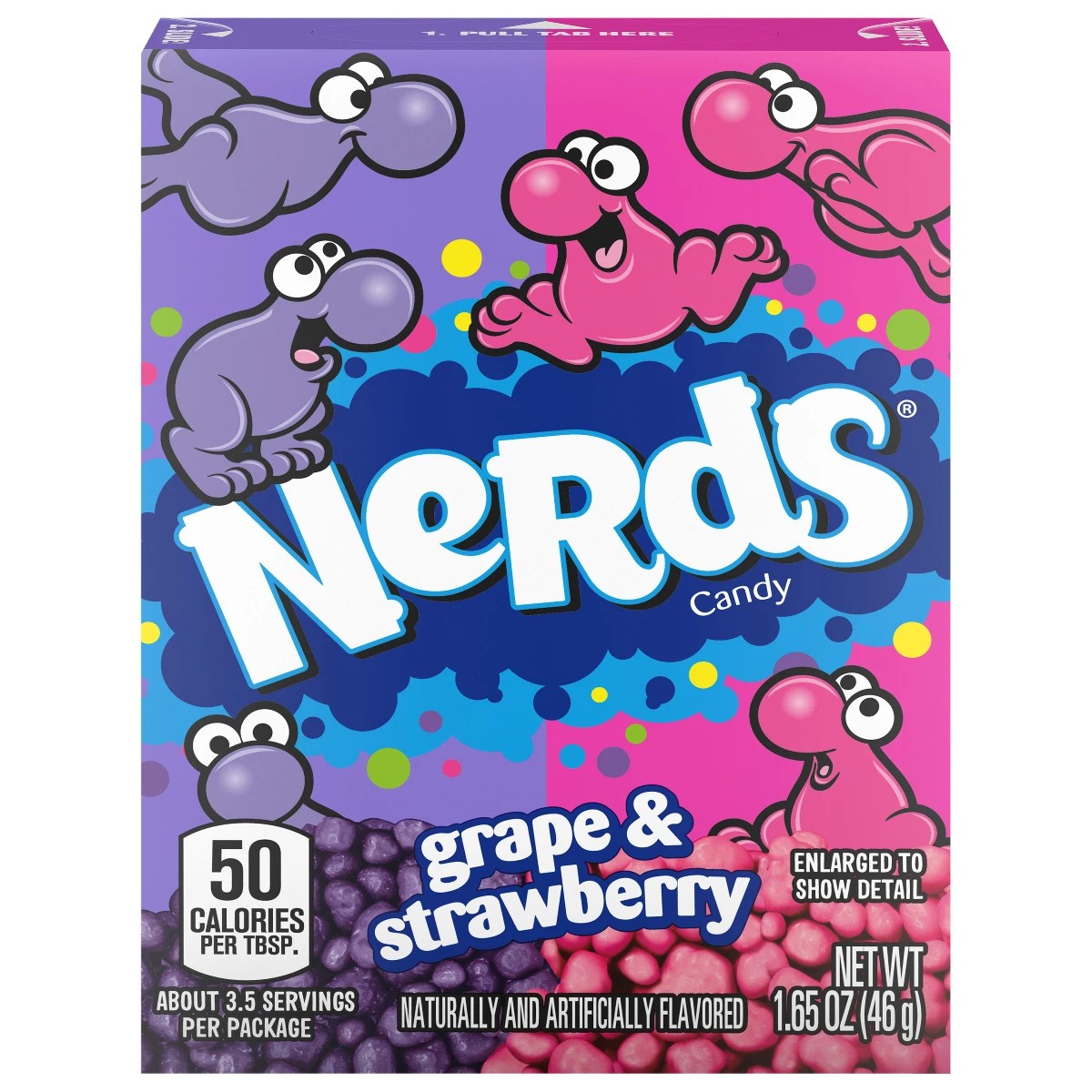 1 Nerds Grape and Strawberry Candy 46g, 1 of 3