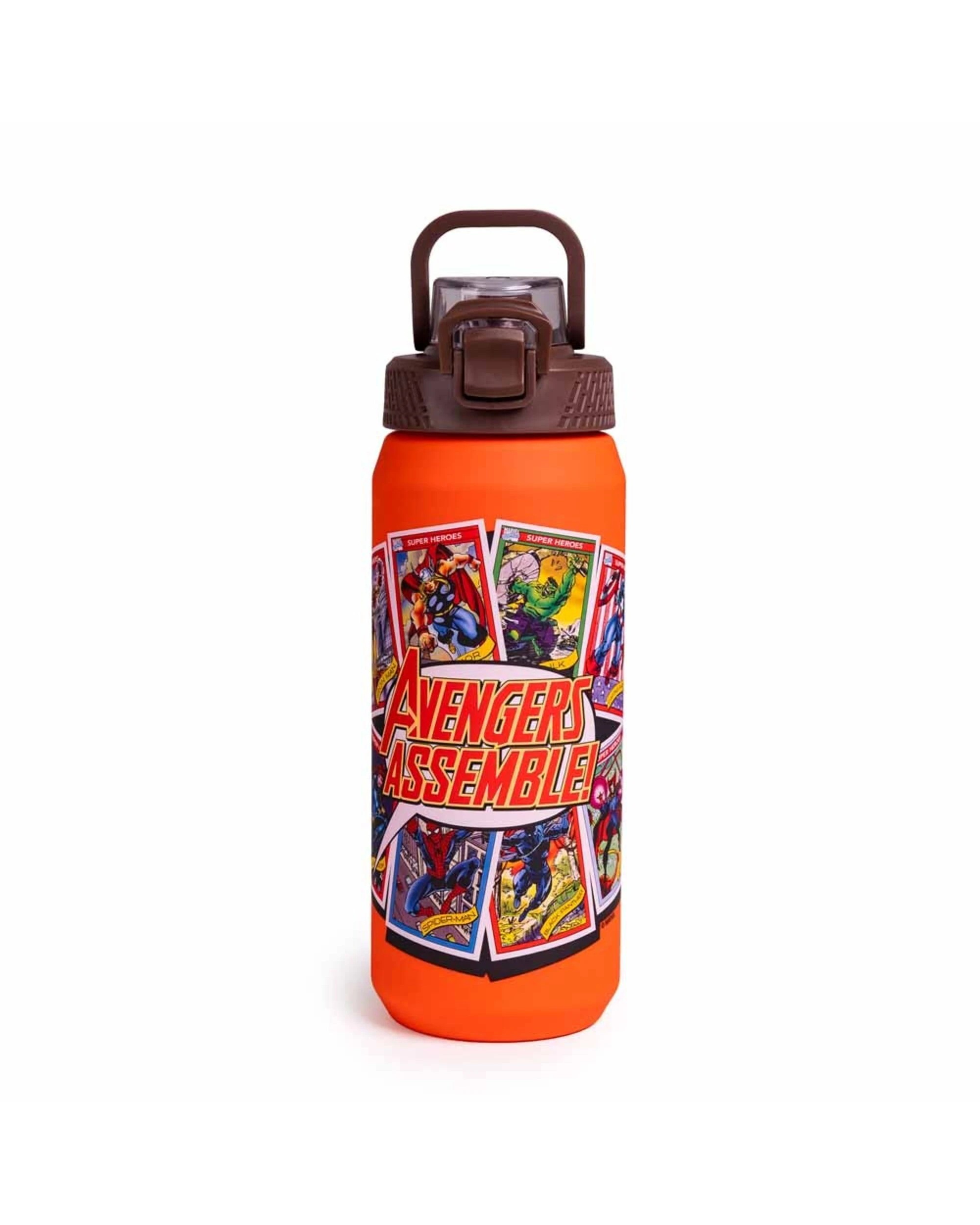 1 Marvel - The Avengers - Avengers Assemble 1.5L Sports Drink Bottle - Orange, 1 of 3