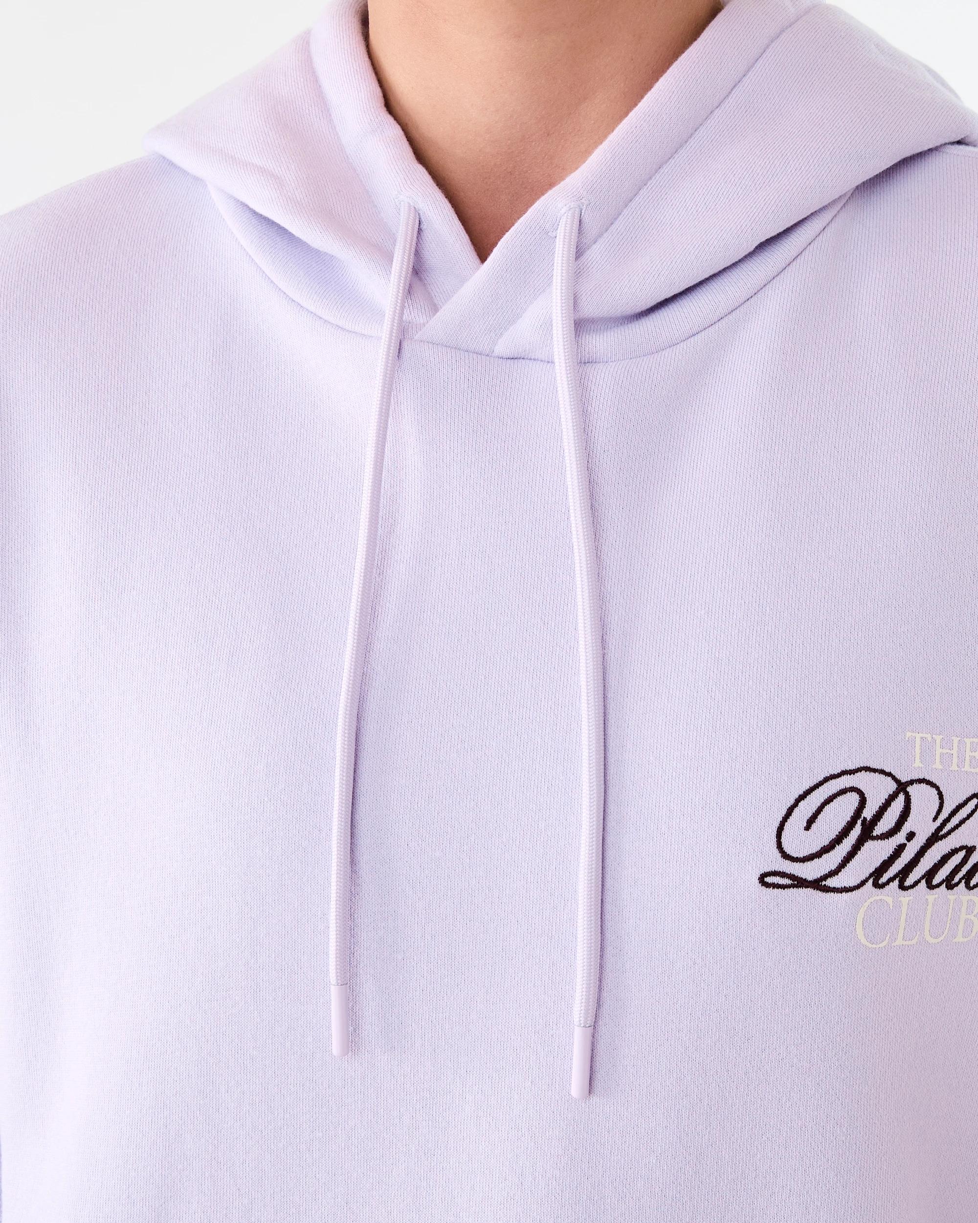 5 Active Womens Graphic Fleece Hoodie Mist Lilac, 5 of 9