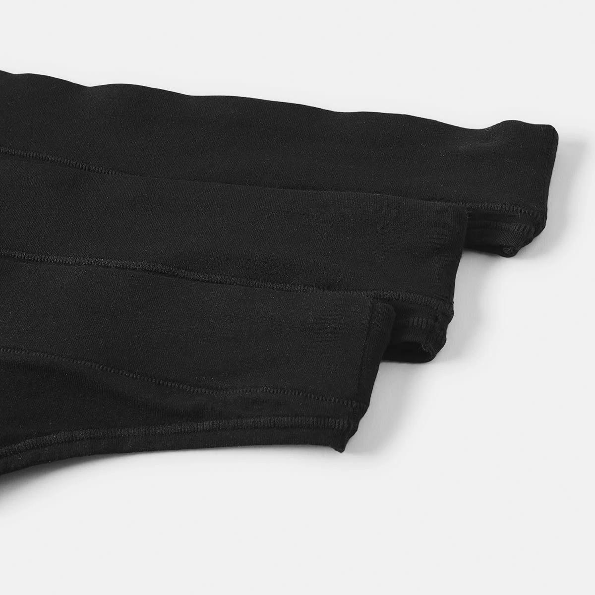 3 3 Pack Bamboo Blend G-String Briefs BLACK, 3 of 7