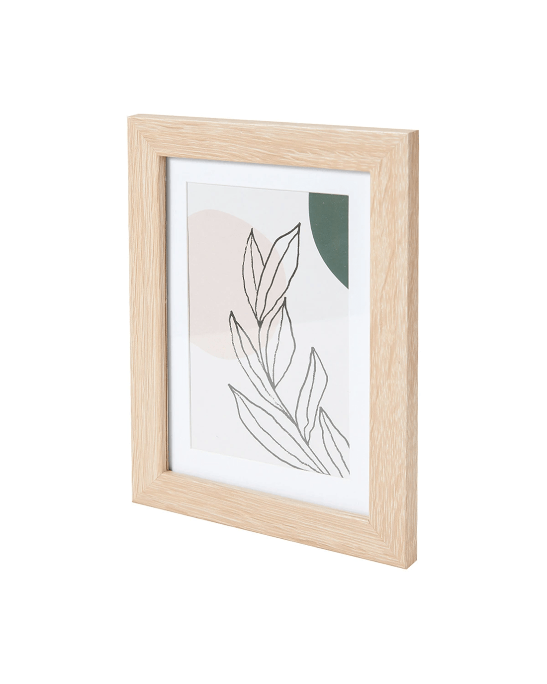9 8 Piece Wall Photo Frame Set - Oak, 9 of 10