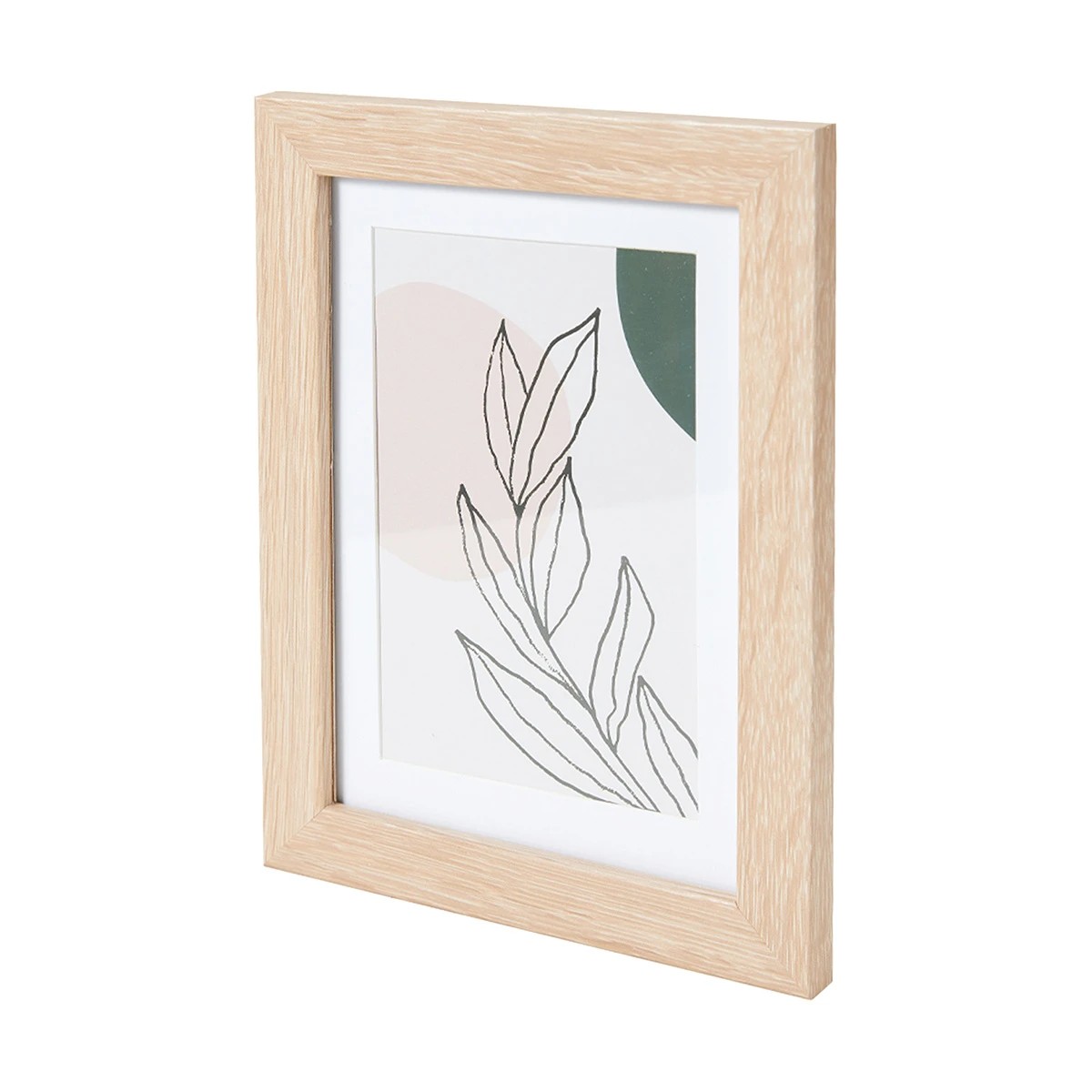 9 8 Piece Wall Photo Frame Set - Oak, 9 of 10