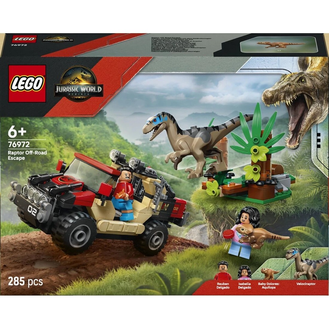 1 LEGO Jurassic World Raptor Off-Road Escape 76972, 1 of 11