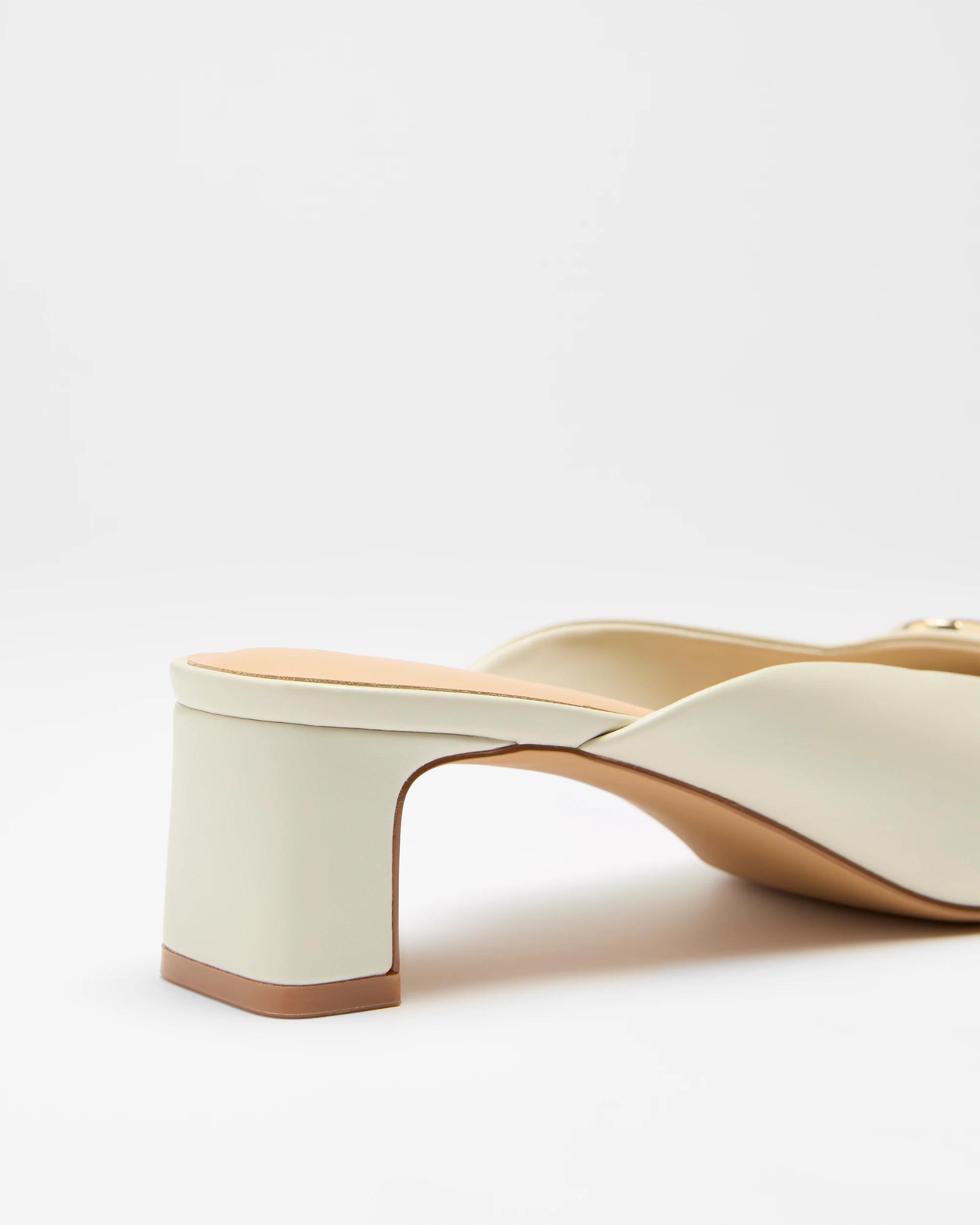 2 Target Womens Metal Trim Mule Heel - Lao IVORY, 2 of 3