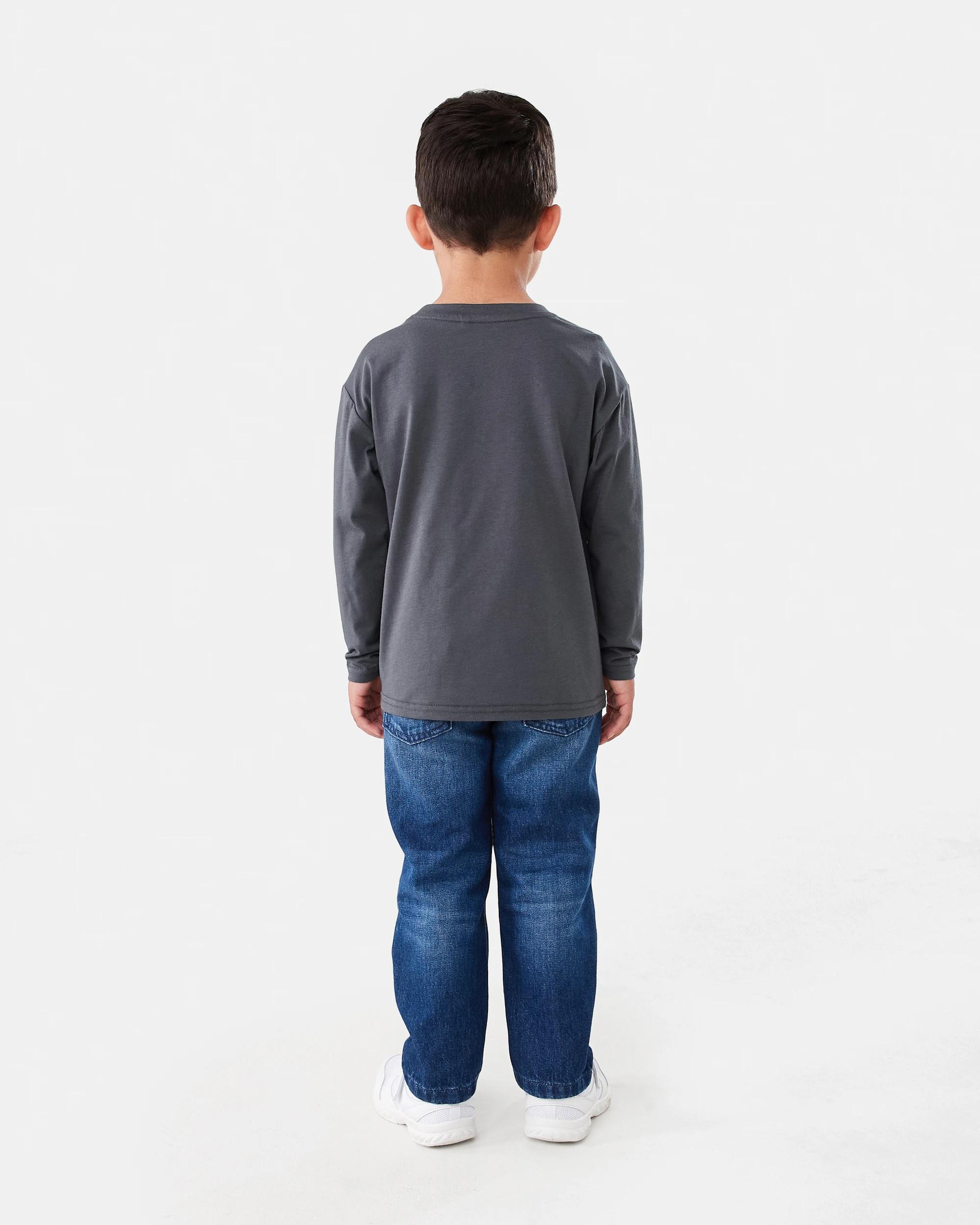 8 Long Sleeve Print T-shirt Gry Digger, 8 of 8