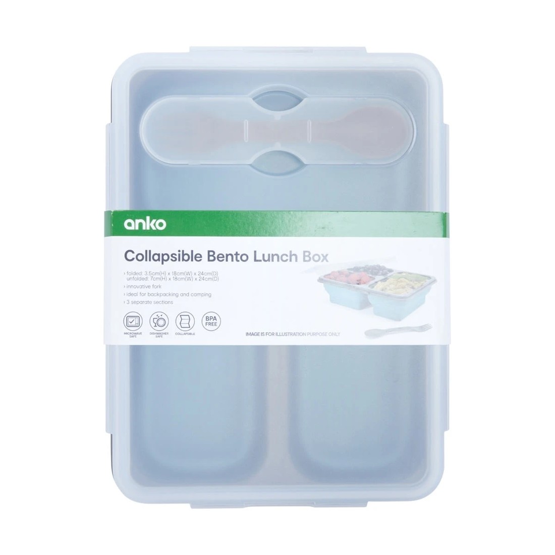 9 Collapsible Bento Lunch Box - Assorted, 9 of 9