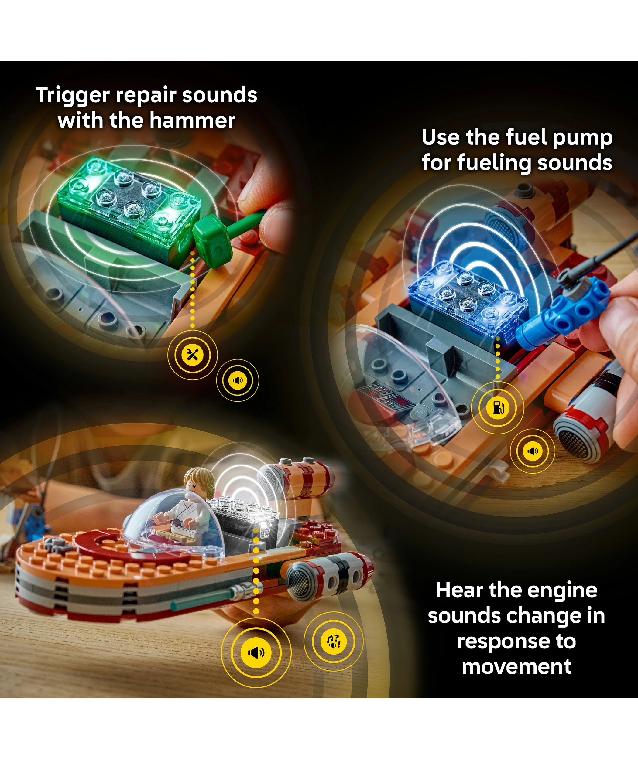 8 LEGO Star Wars SMART Play: Luke's Landspeeder 75420, 8 of 11
