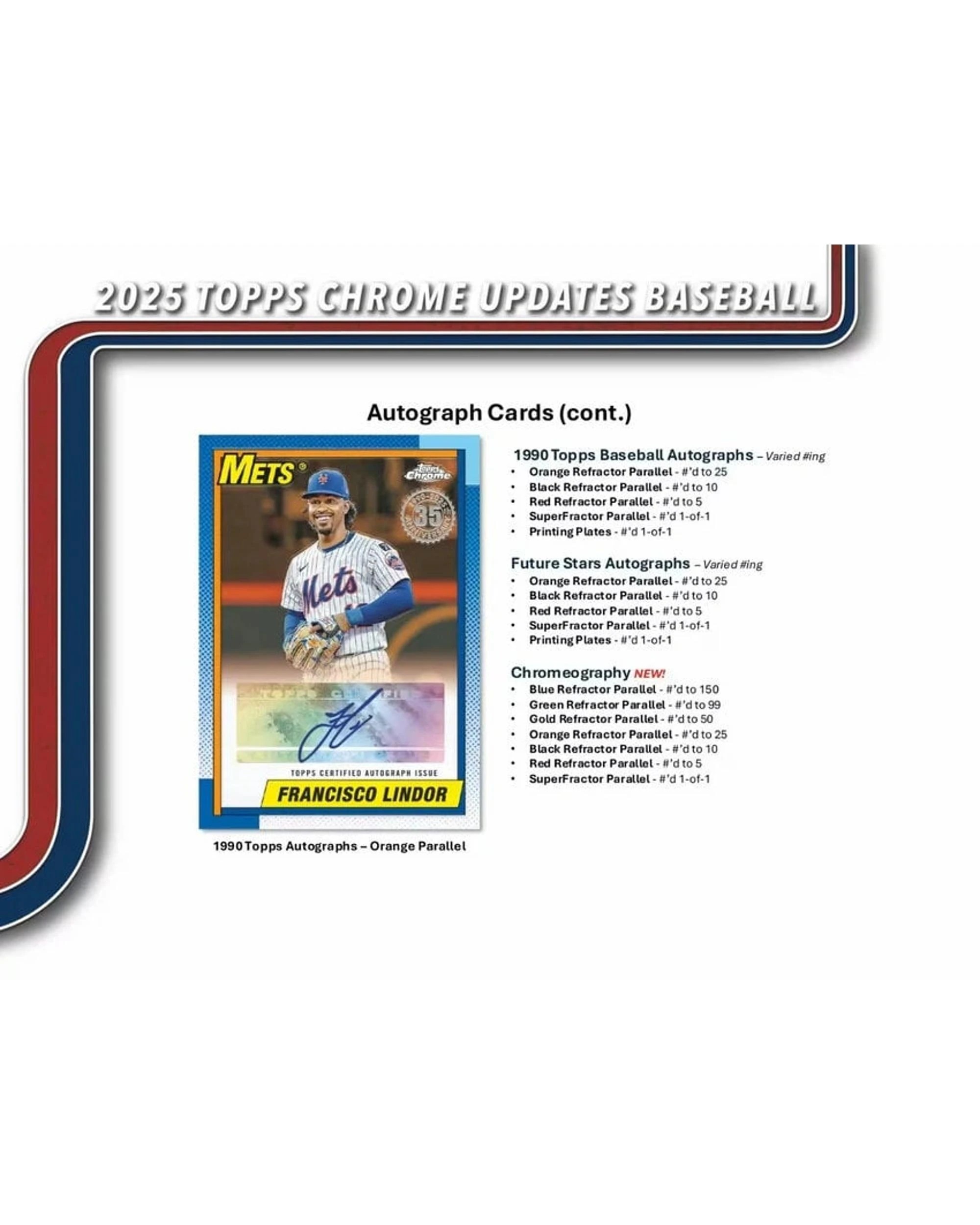 10 Topps 2025 MLB Chrome Update Series Baseball Mega Box, 10 of 10
