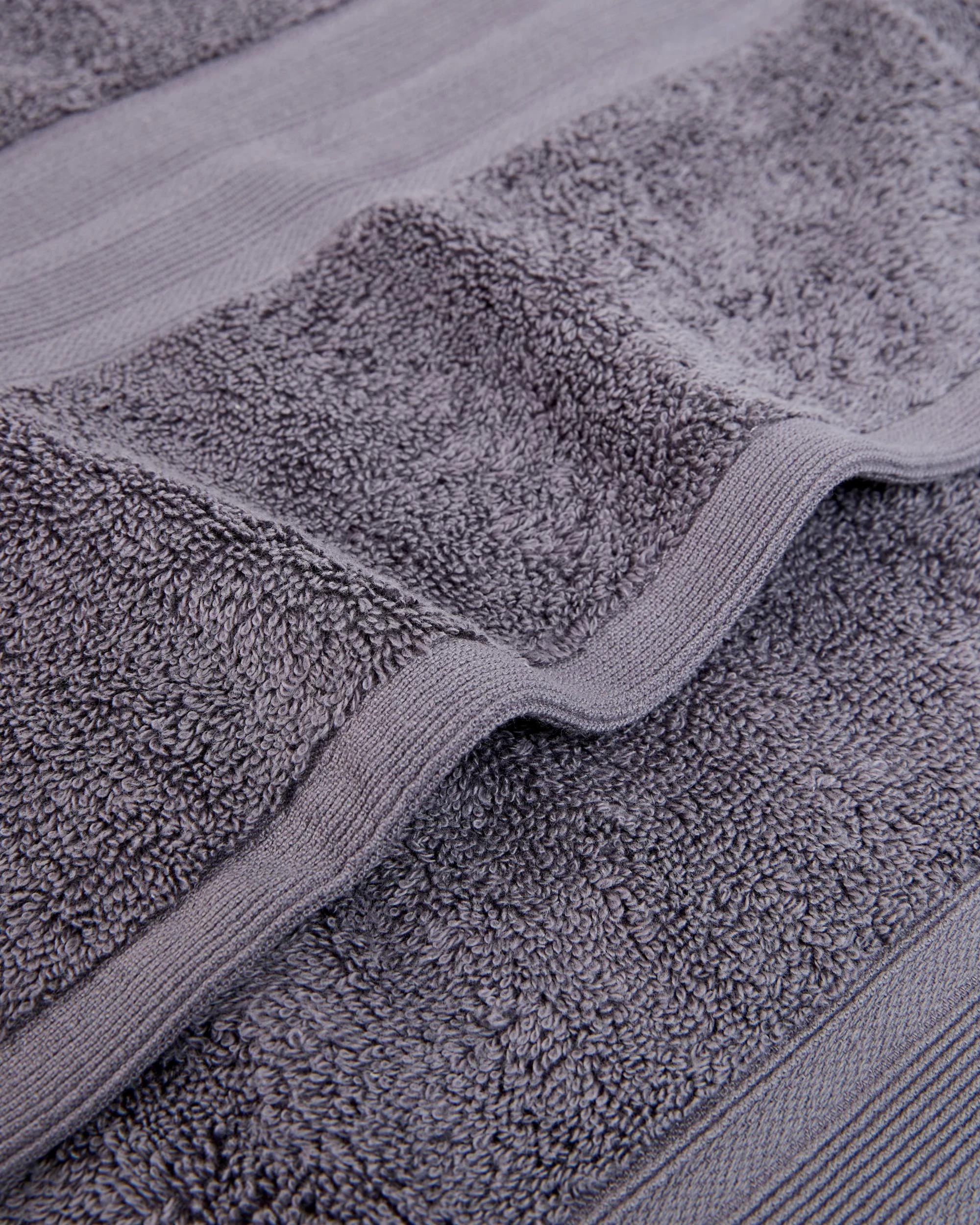 2 Grandeur Australian Cotton Bath Towel - Grey, 2 of 2