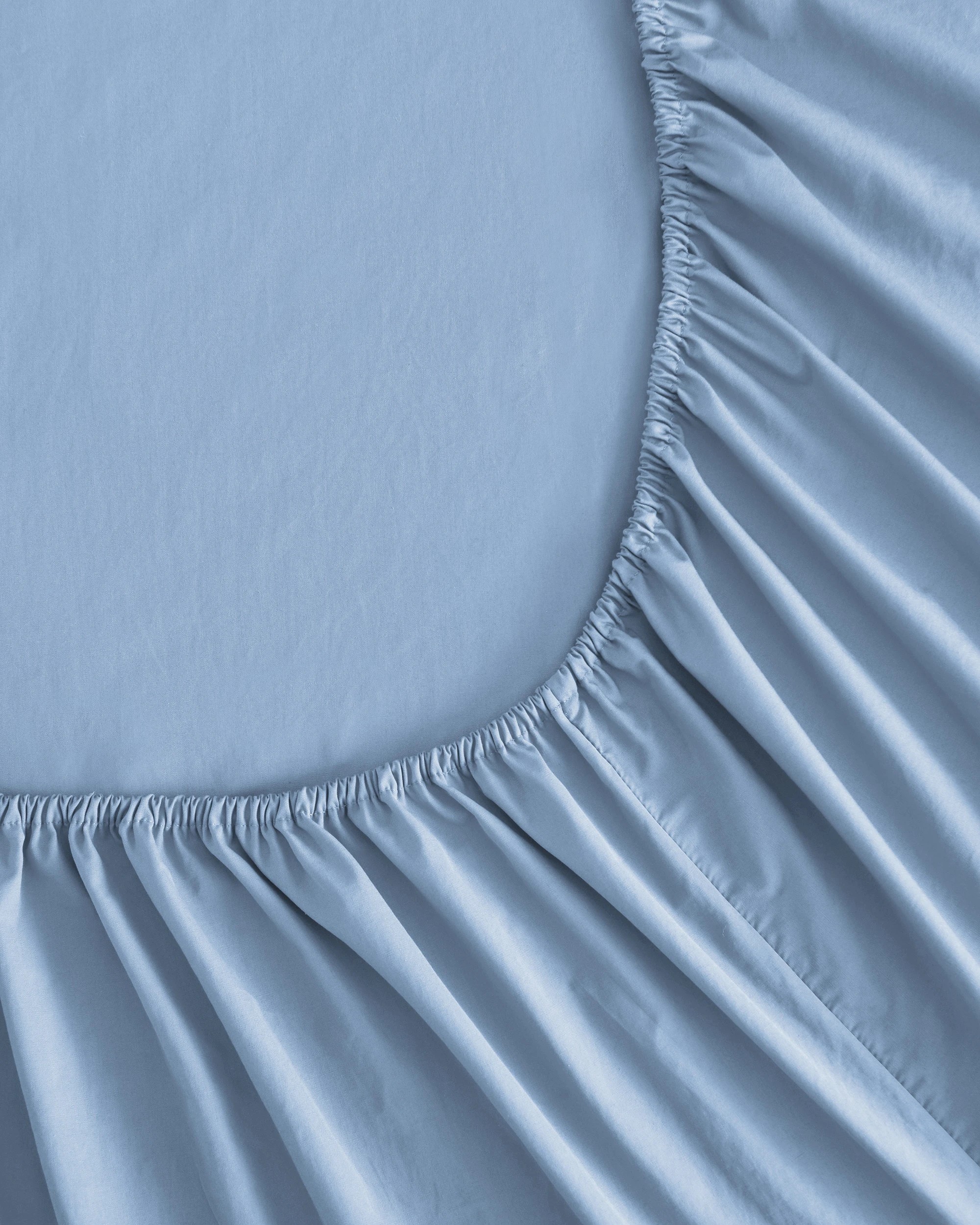 5 Dreamaker 250TC Cotton & Recycled Polyester Blend Sheet Set - King Single Bed - Pale Blue, 5 of 7