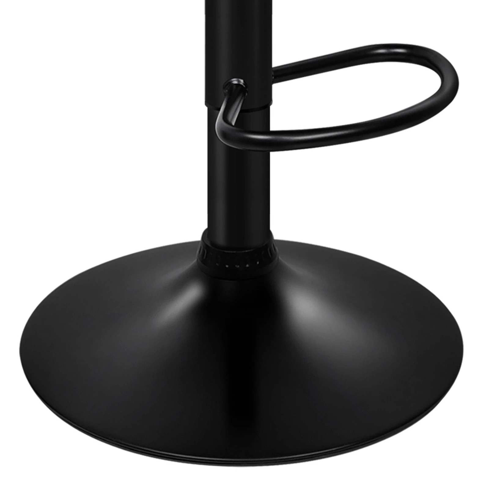 5 Alfordson 4x Bar Stools Macias Kitchen Swivel Chair Leather Gas Lift - Grey, 5 of 10