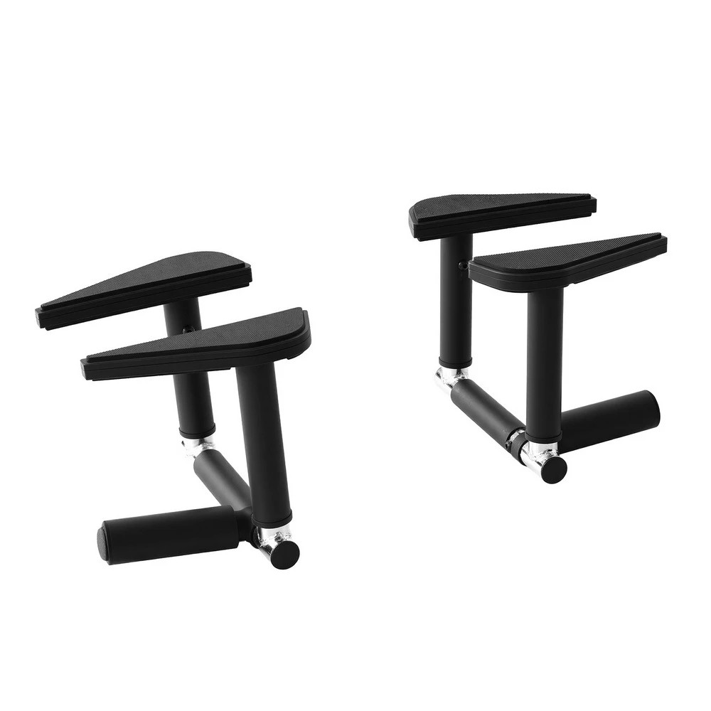 1 Everfit 2Pcs/Set Pull Up Bar - Black, 1 of 6